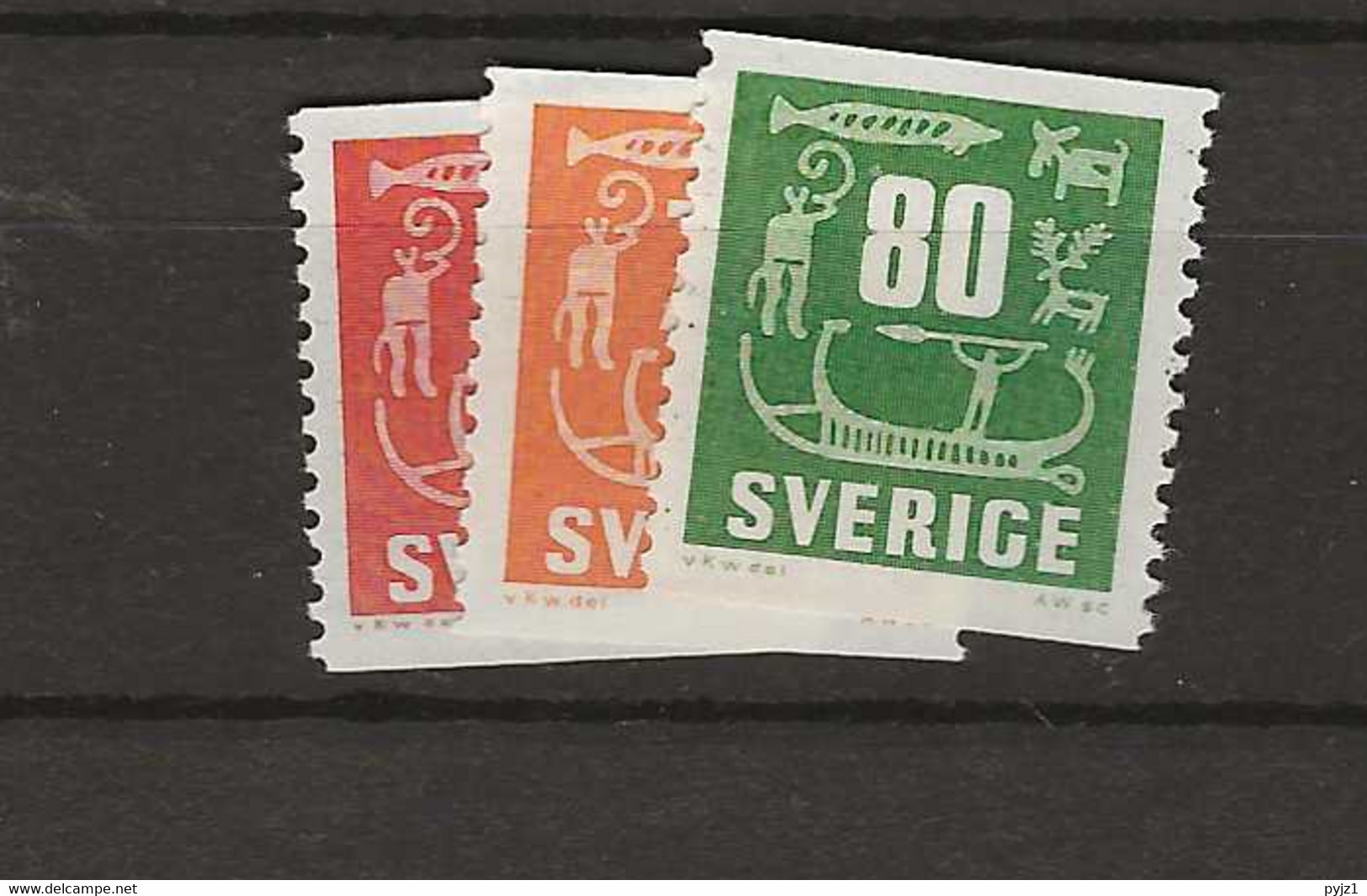 1957 MNH Sweden, Mi 431-33 Postfris** - Nuevos