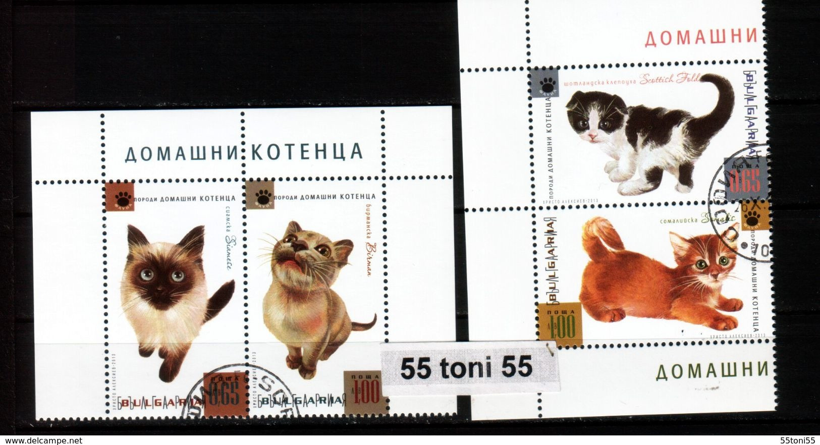 2013 Fauna - Pet Kittens  4v. - Used  (O) BULGARIA / Bulgarie - Gebraucht