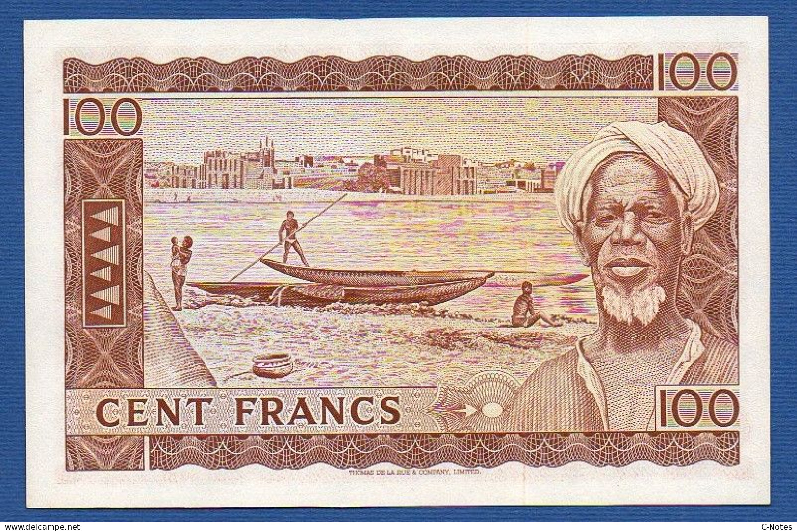 MALI - P. 7 – 100 Francs 22.09.1960 (1967) UNC, S/n Q1241327 - Malí