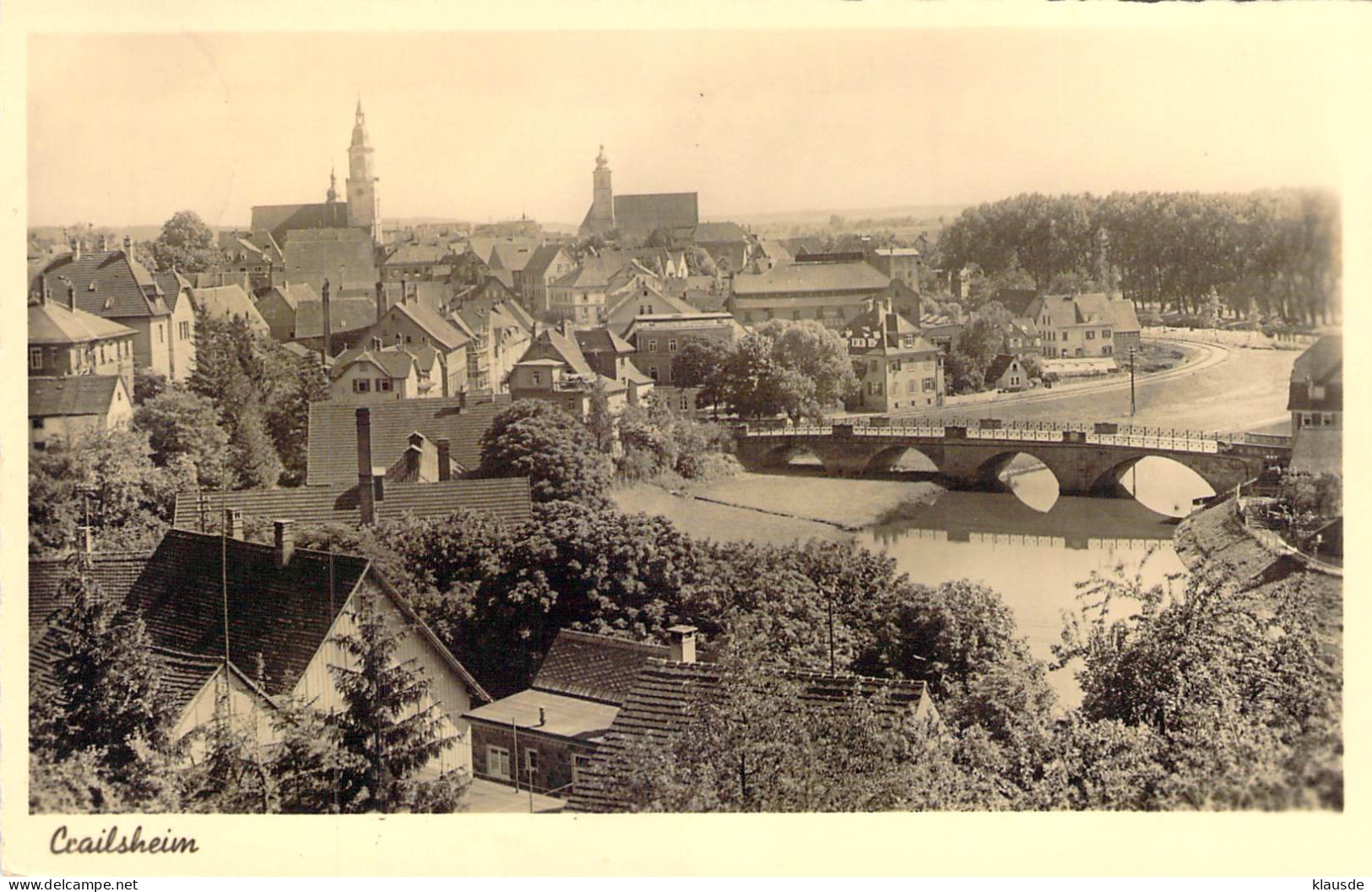 Crailsheim - Panorama Gel.1941 - Crailsheim