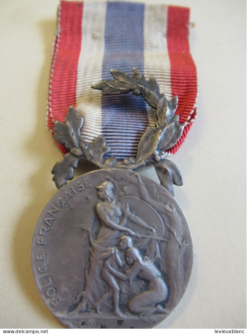 Médaille /Police Française//RF/Ministère De L'Intérieur/Non Attribuée/L Audray/Vers 1936-1940             MED418 - Frankrijk