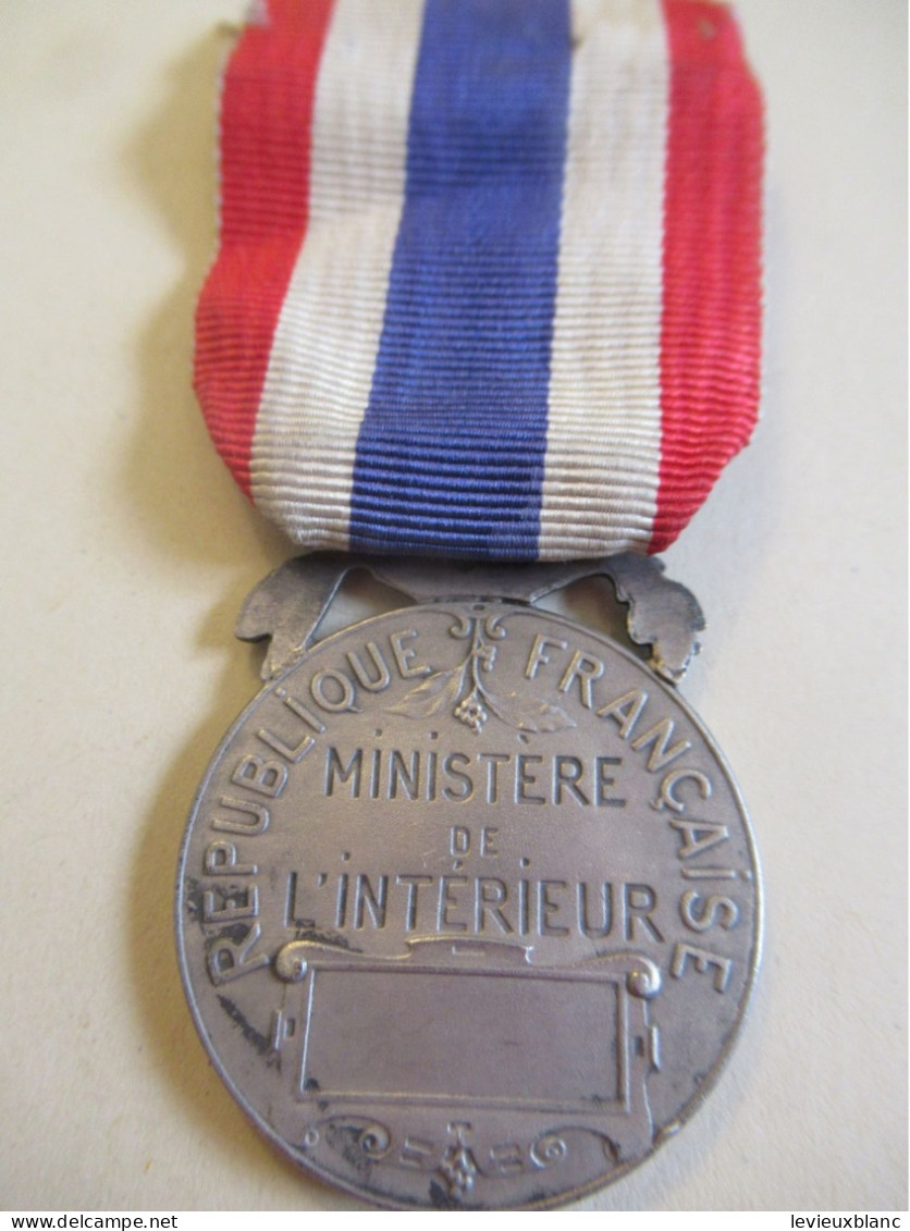 Médaille /Police Française//RF/Ministère De L'Intérieur/Non Attribuée/L Audray/Vers 1936-1940             MED418 - Francia