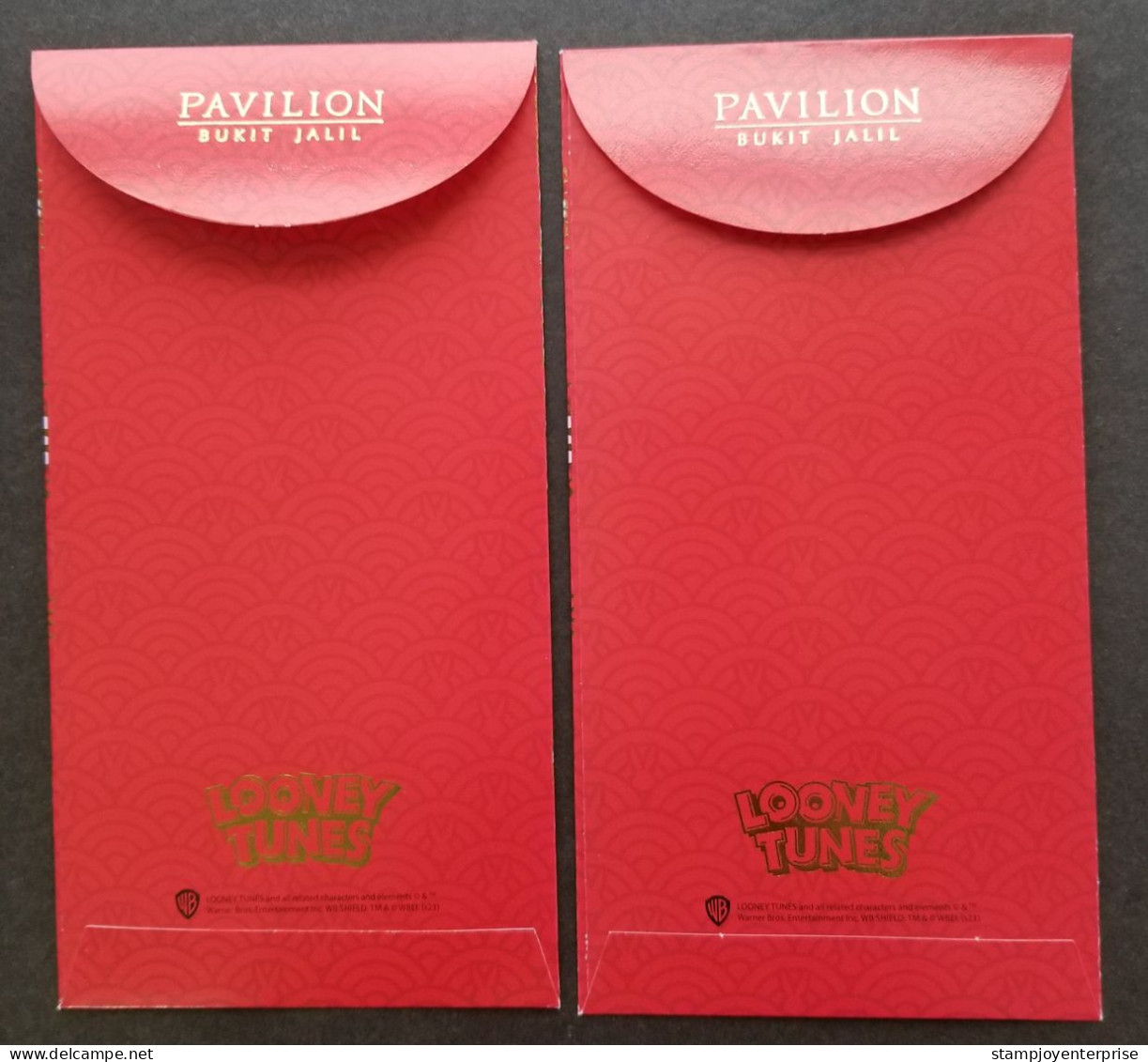 Malaysia Pavilion Disney Looney Tunes Year Of The Rabbit 2023 Chinese New Year Cartoon Animation Angpao (money Packet) - New Year