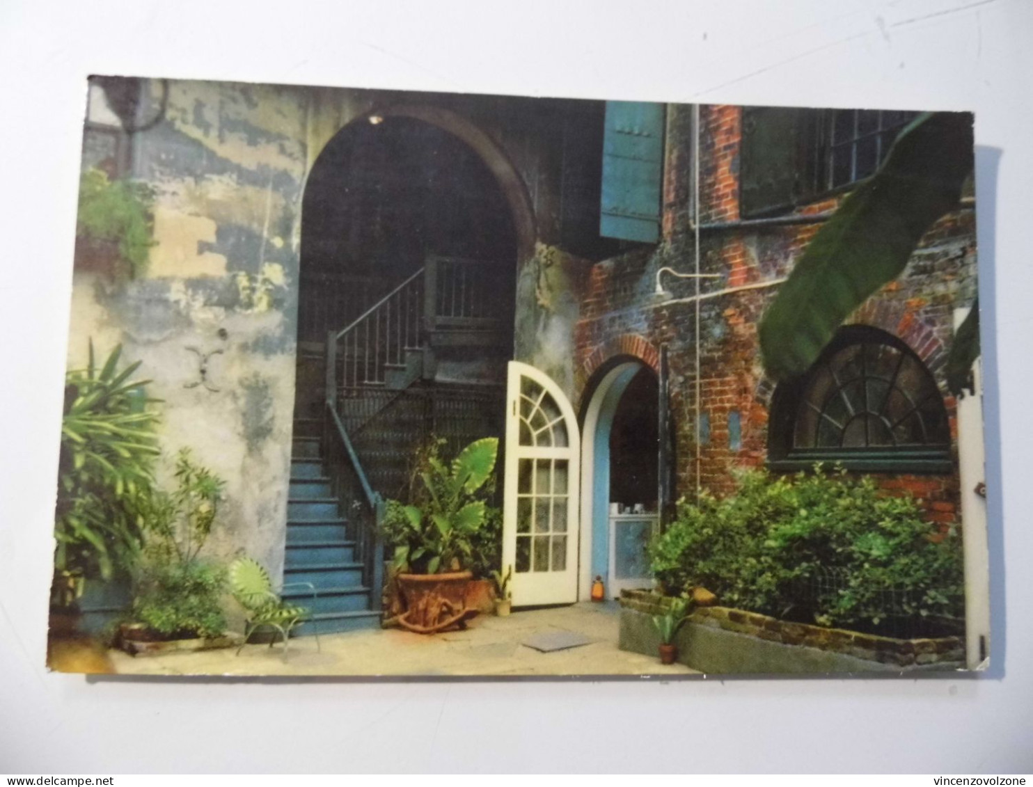 Cartolina Viaggiata "BRULATOUR COURTYARD New Orkeans" Ministero Interno 1971 - New Orleans