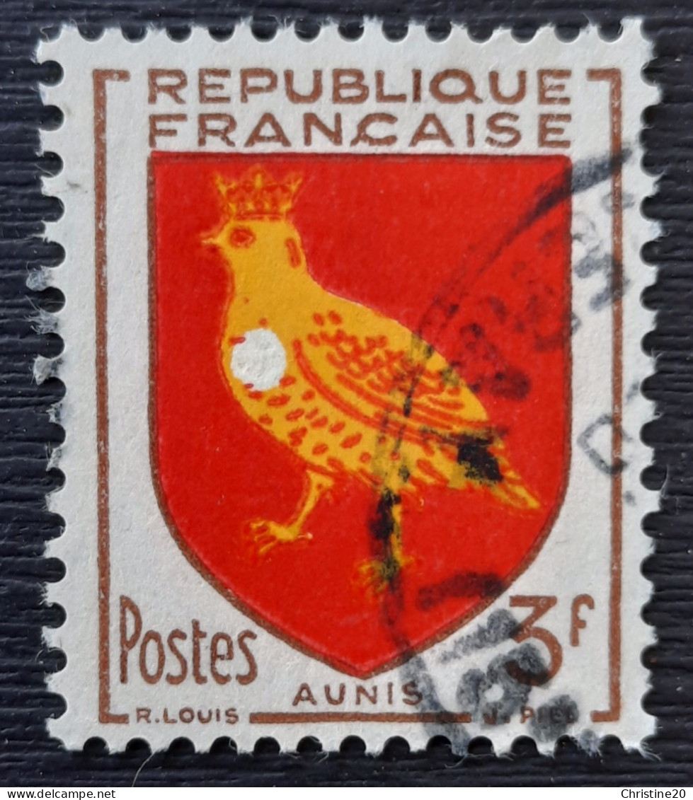 France 1954 N°1004 1 Anneau-lune Ob TB - Oblitérés