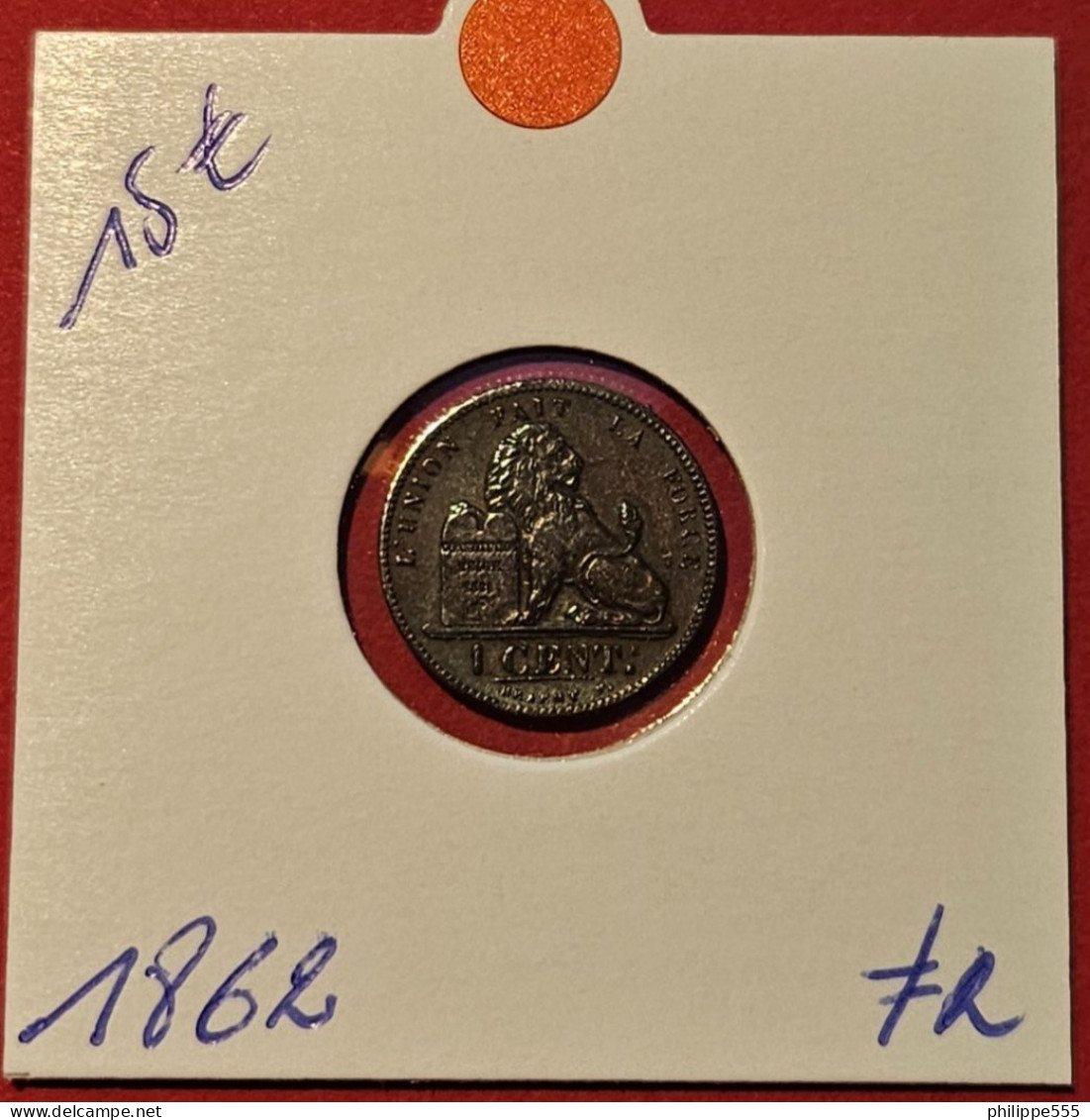 1 Centimes 1862 Fr - 1 Cent