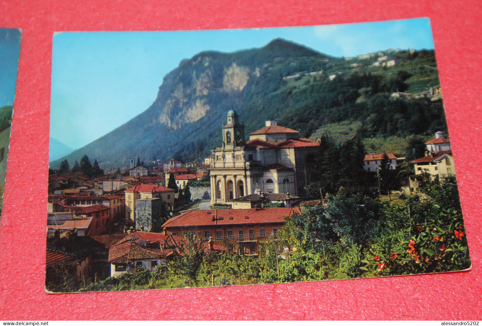 Ticino Mendrisio La Chiesa E Il Monte 1974 - Mendrisio