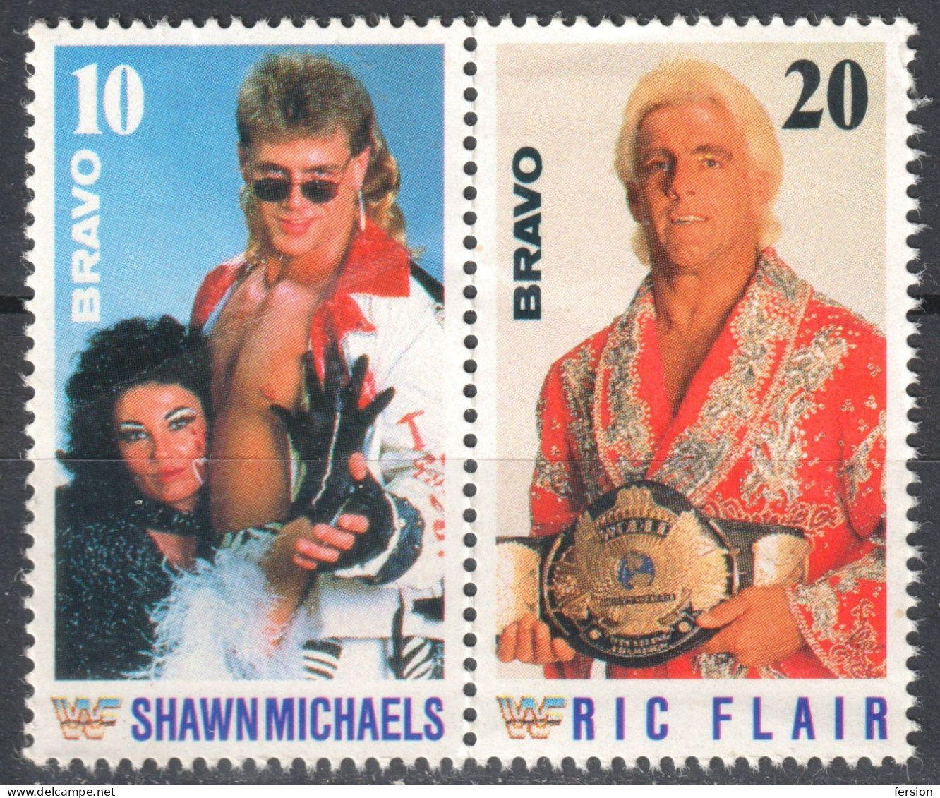 Shawn Michaels Ric Flair WWF World Wrestling Federation BRAVO Germany LABEL CINDERELLA VIGNETTE Sport TV - Wrestling