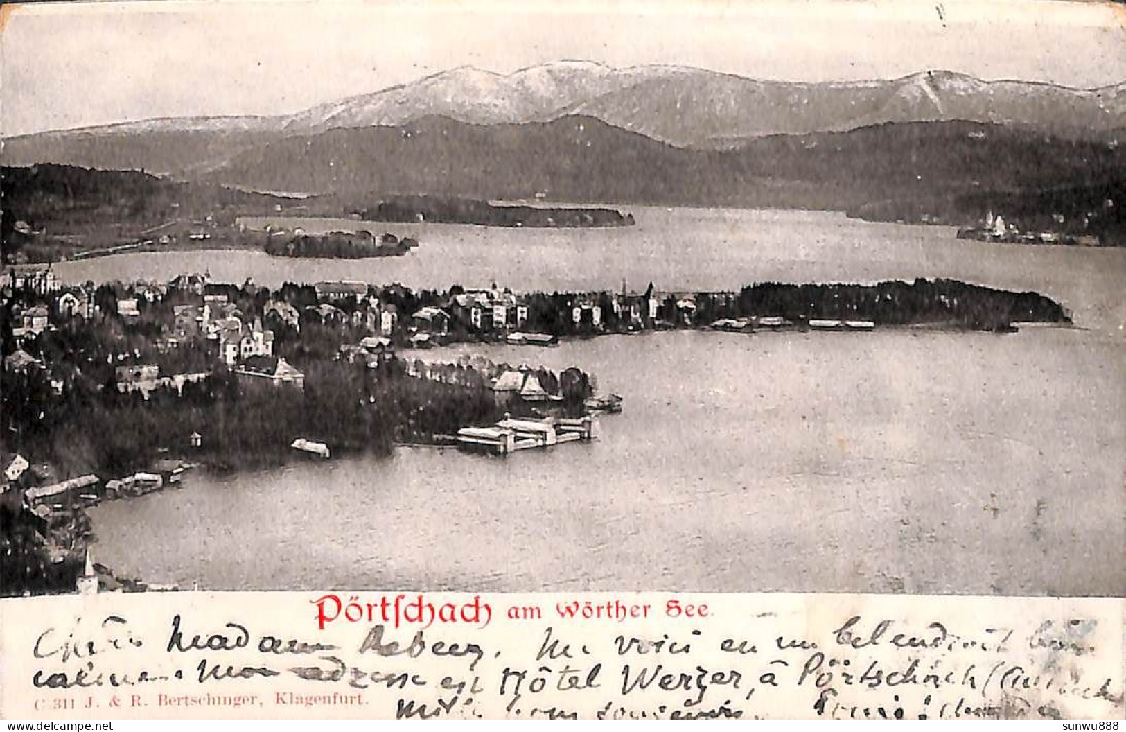 Pörtschach Am Wörther See (embossed J & R Bertschinger 1903) - Klagenfurt