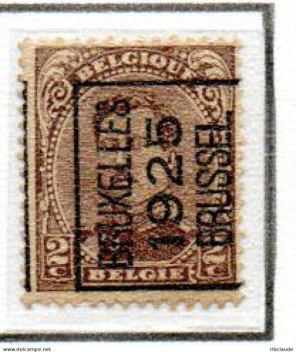 Préo Typo N° 109A Et 109B - Typos 1922-26 (Albert I.)