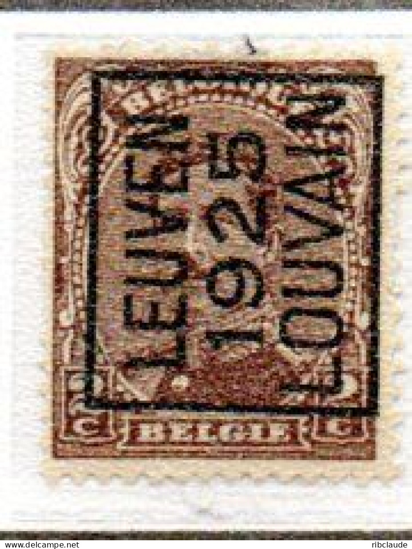 Préo Typo N° 110A  à 113A - Sobreimpresos 1922-26 (Alberto I)