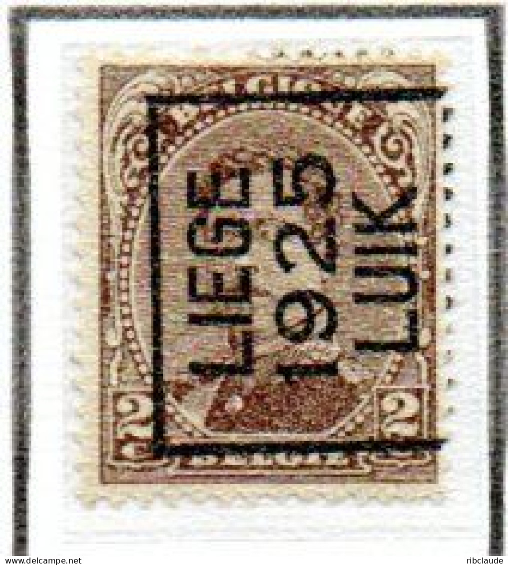 Préo Typo N° 110A  à 113A - Typo Precancels 1922-26 (Albert I)