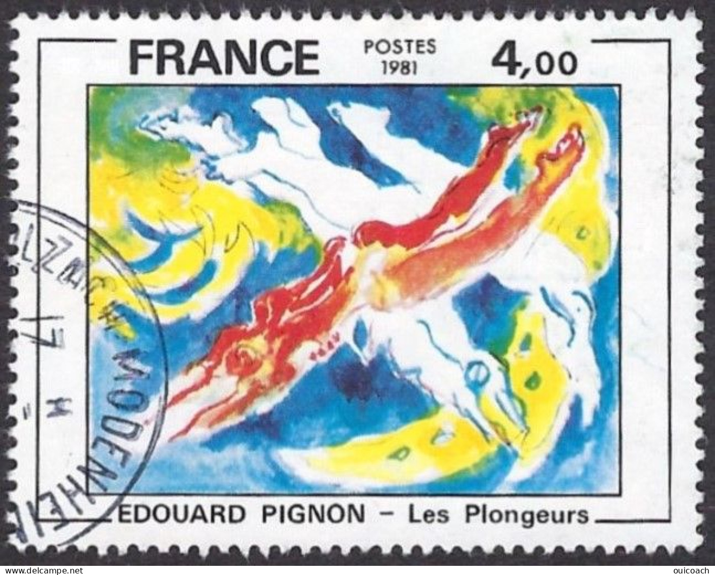 Les Plongeurs, Edouard Pignon 2168 - Plongeon