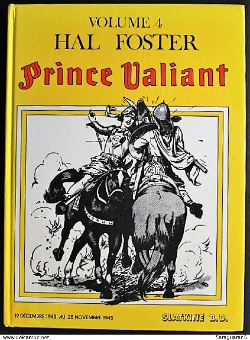 BD PRINCE VALIANT - Volume 4 - EO 1981 Slatkine - Prince Valiant
