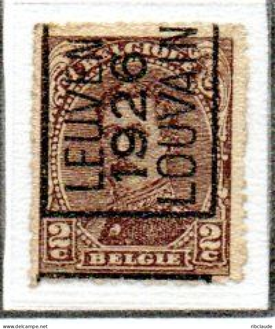 Préo Typo N° 131A-132A - Typo Precancels 1922-26 (Albert I)