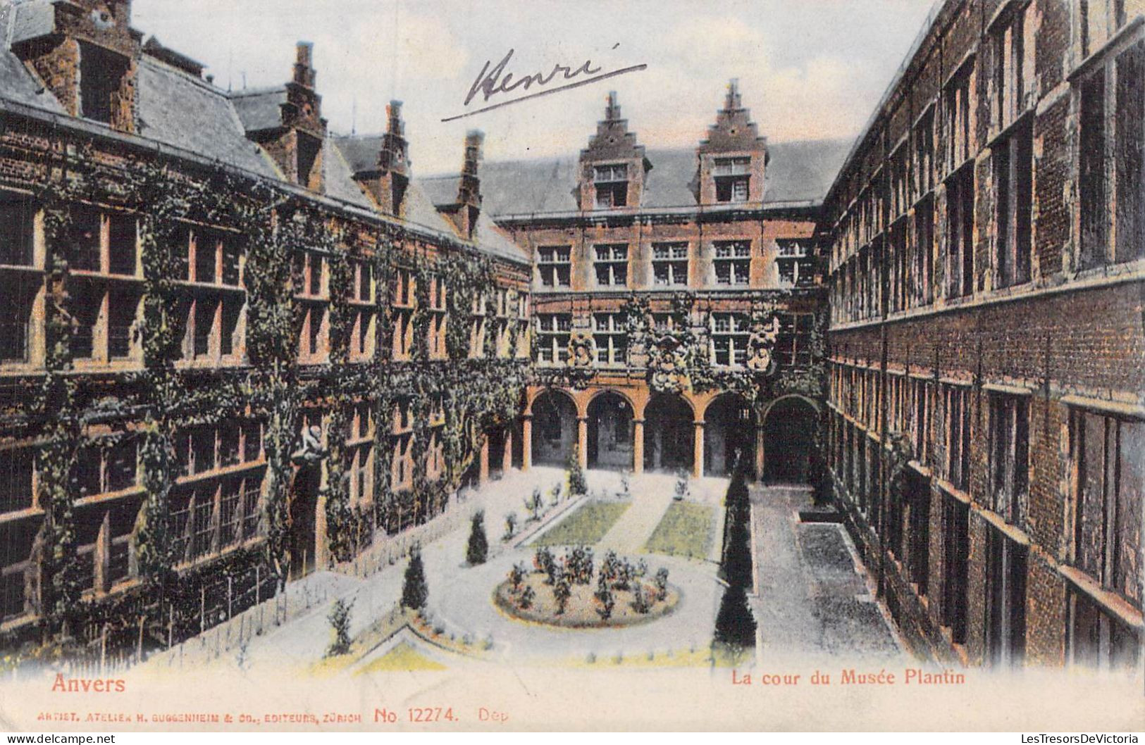 BELGIQUE - Anvers - La Cour Du Musée Plantin - Carte Postale Ancienne - Antwerpen