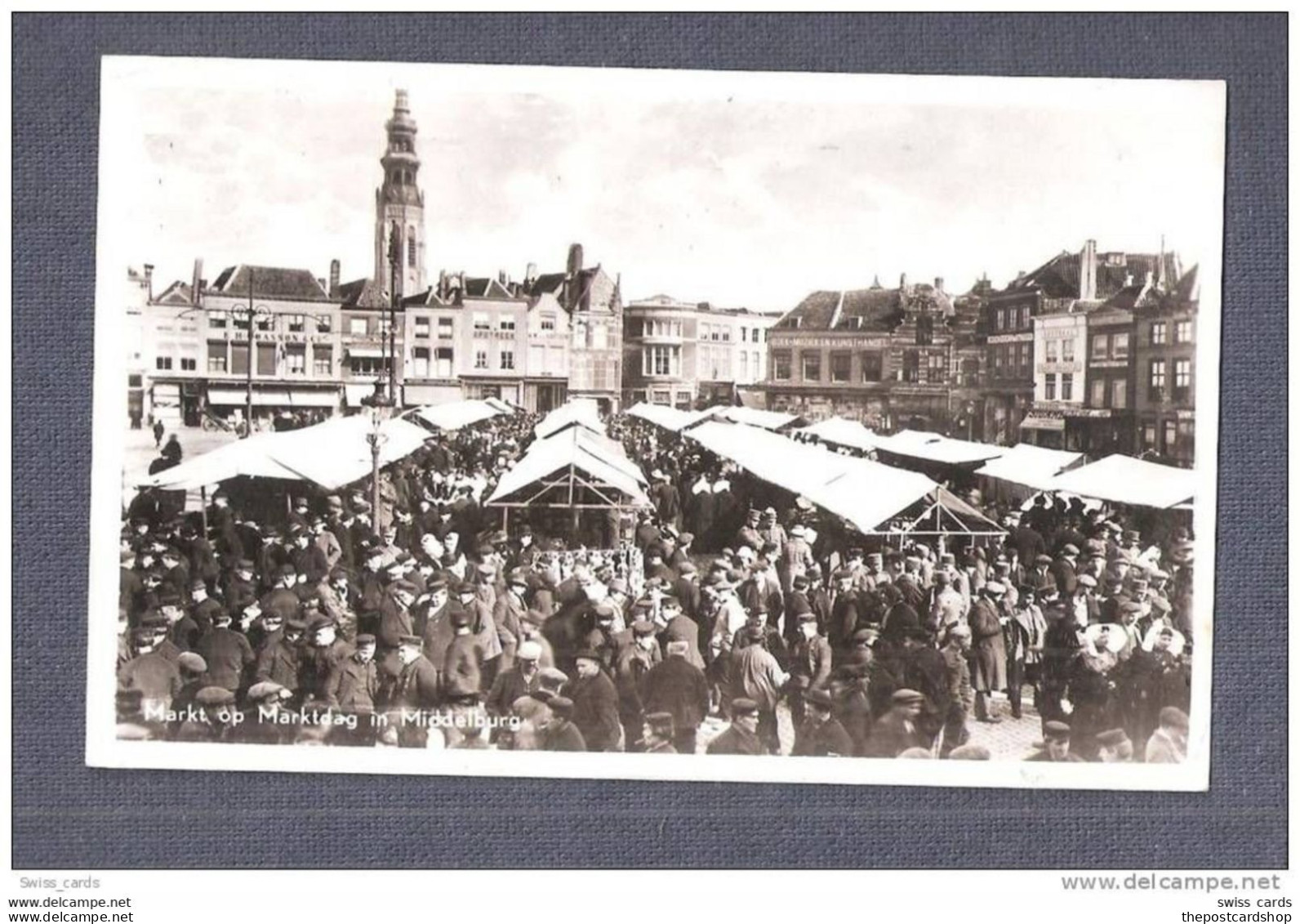 CPA Pays-Bas - MIDDELBURG Middelburg Markt Op Marktdag Holland NETHERLANDS USED - Middelburg
