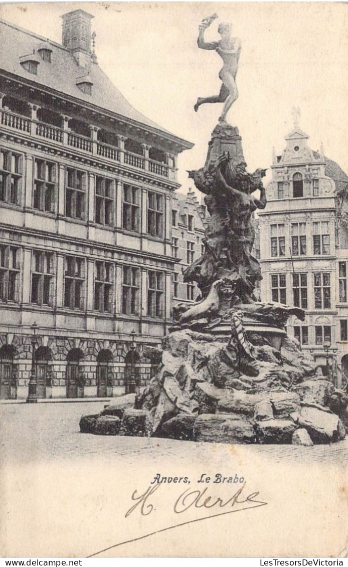 BELGIQUE - Anvers - Le Brabo - Carte Postale Ancienne - Antwerpen