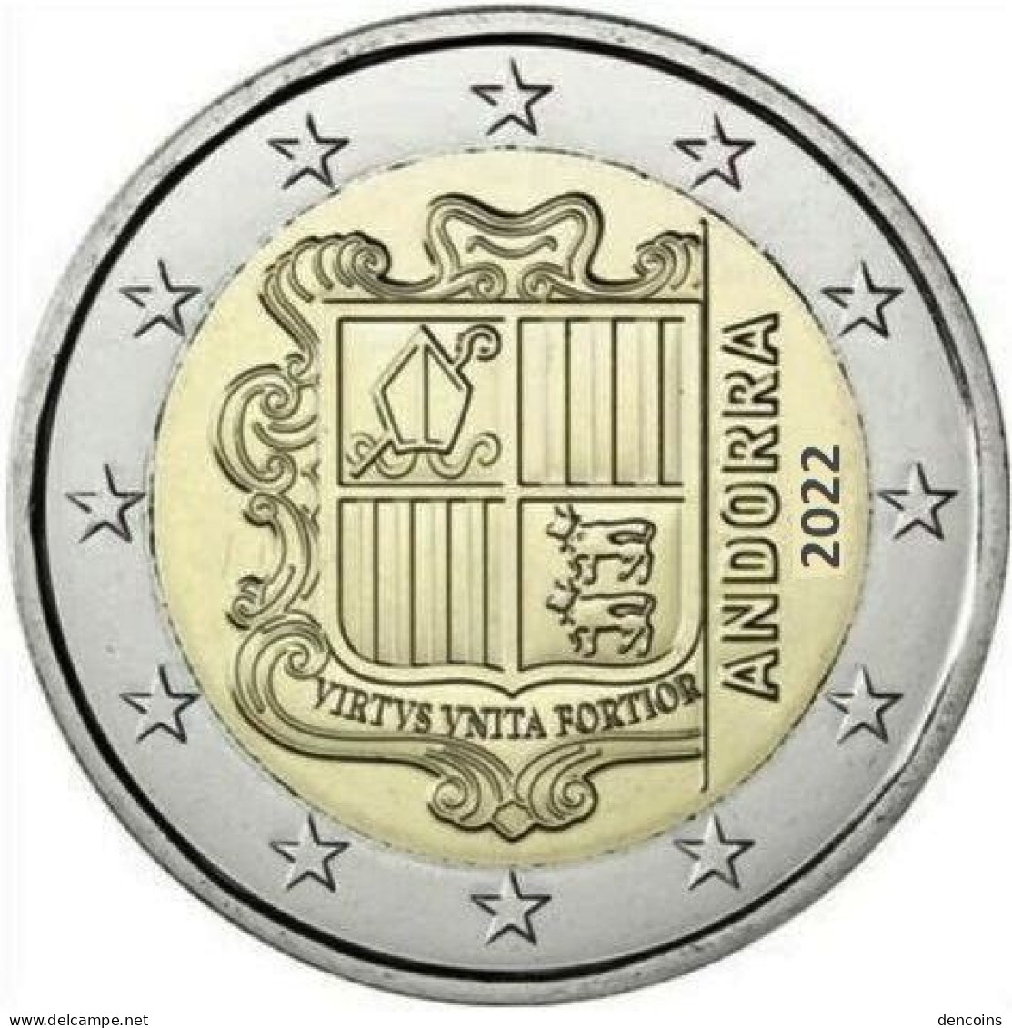 2 Euro ANDORRA 2022 - UNC - NEUF - NUEVA - NEW 2€ - Andorre