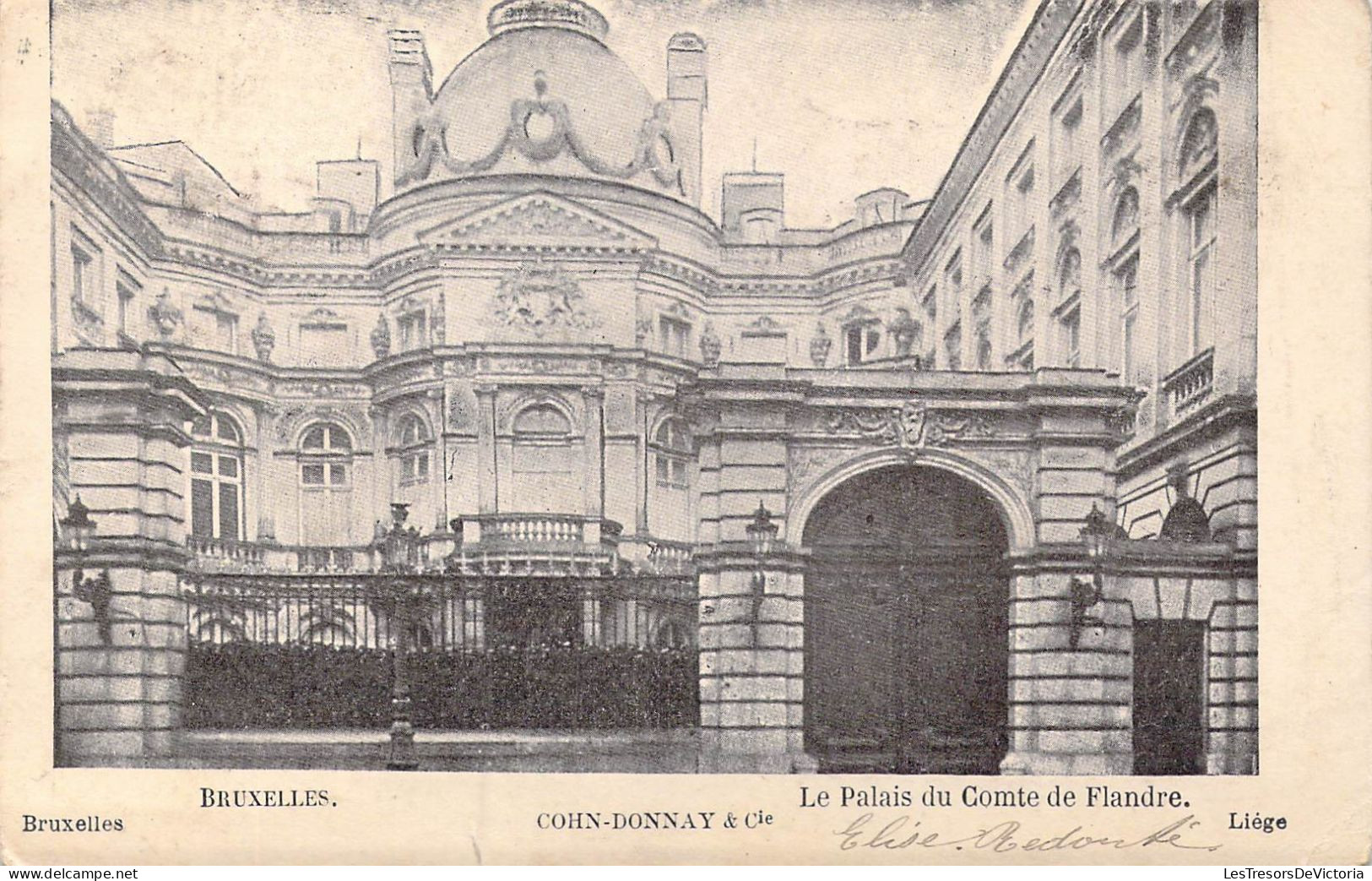 BELGIQUE - Bruxelles - Le Palais Du Comte De Flandre - Carte Postale Ancienne - Monuments