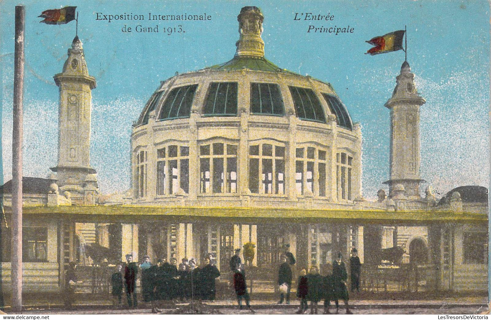 BELGIQUE - Gand - Exposition Internationale De Gand 1913 - L'Entrée Principale - Carte Postale Ancienne - Gent