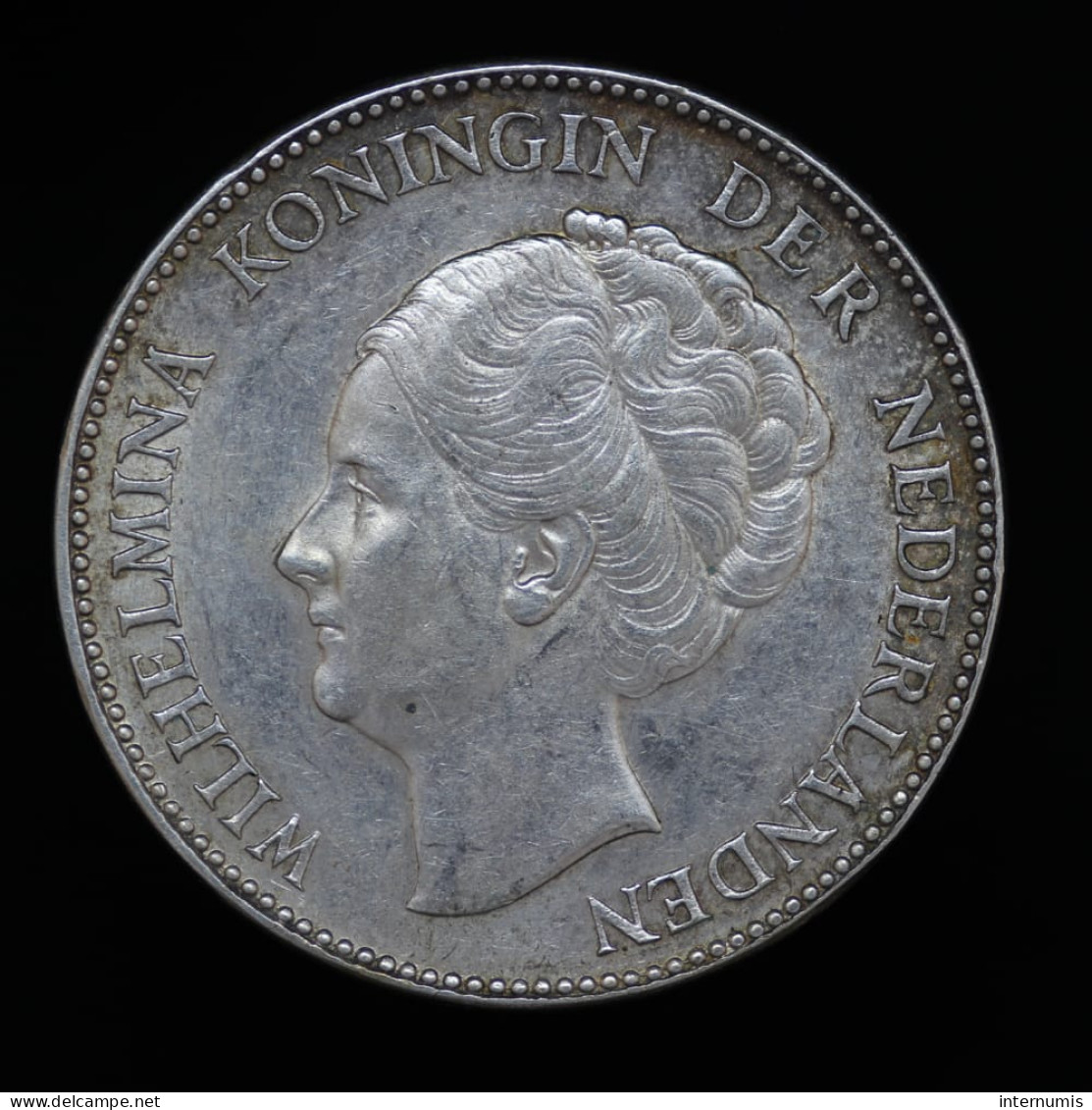 Pays Bas / Netherlands, Wilhelmina, 1 Gulden, 1930, Argent (Silver), SUP (AU), KM#161.1 - 1 Gulden