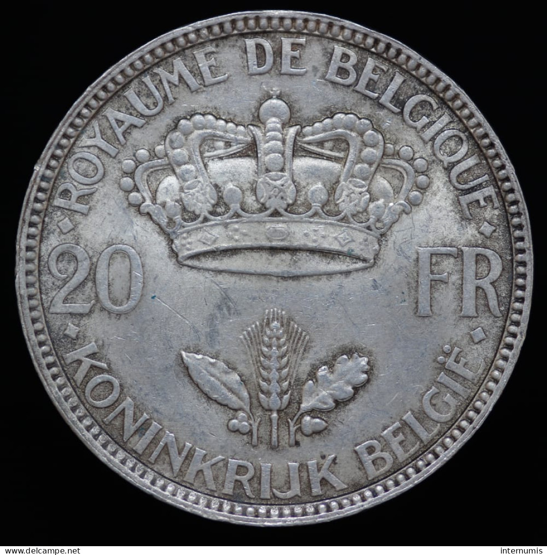 Belgique / Belgium, Léopold III, 20 Francs, 1935, Argent (Silver), SPL (UNC), KM#105 - 20 Frank