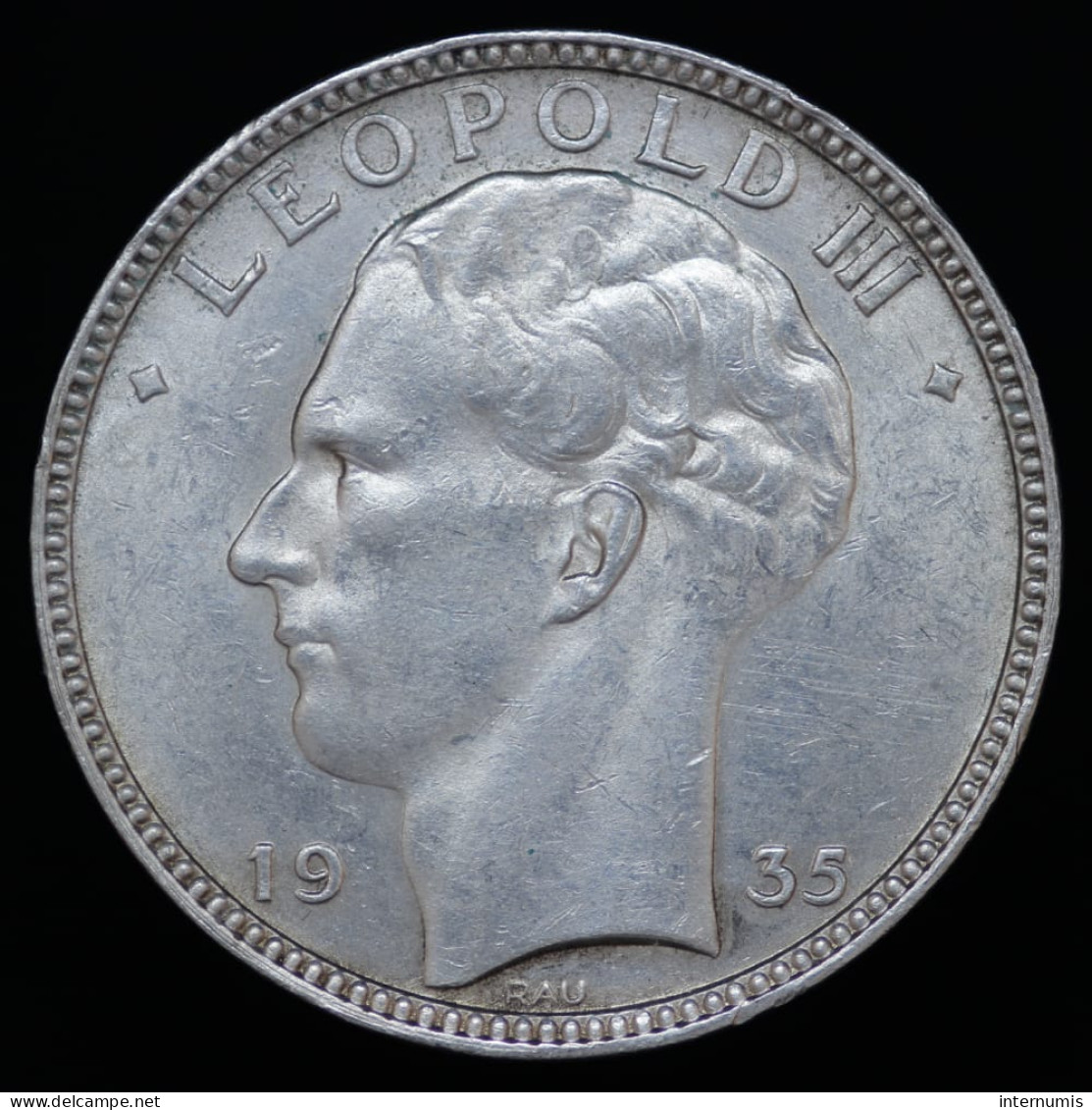 Belgique / Belgium, Léopold III, 20 Francs, 1935, Argent (Silver), SPL (UNC), KM#105 - 20 Francs