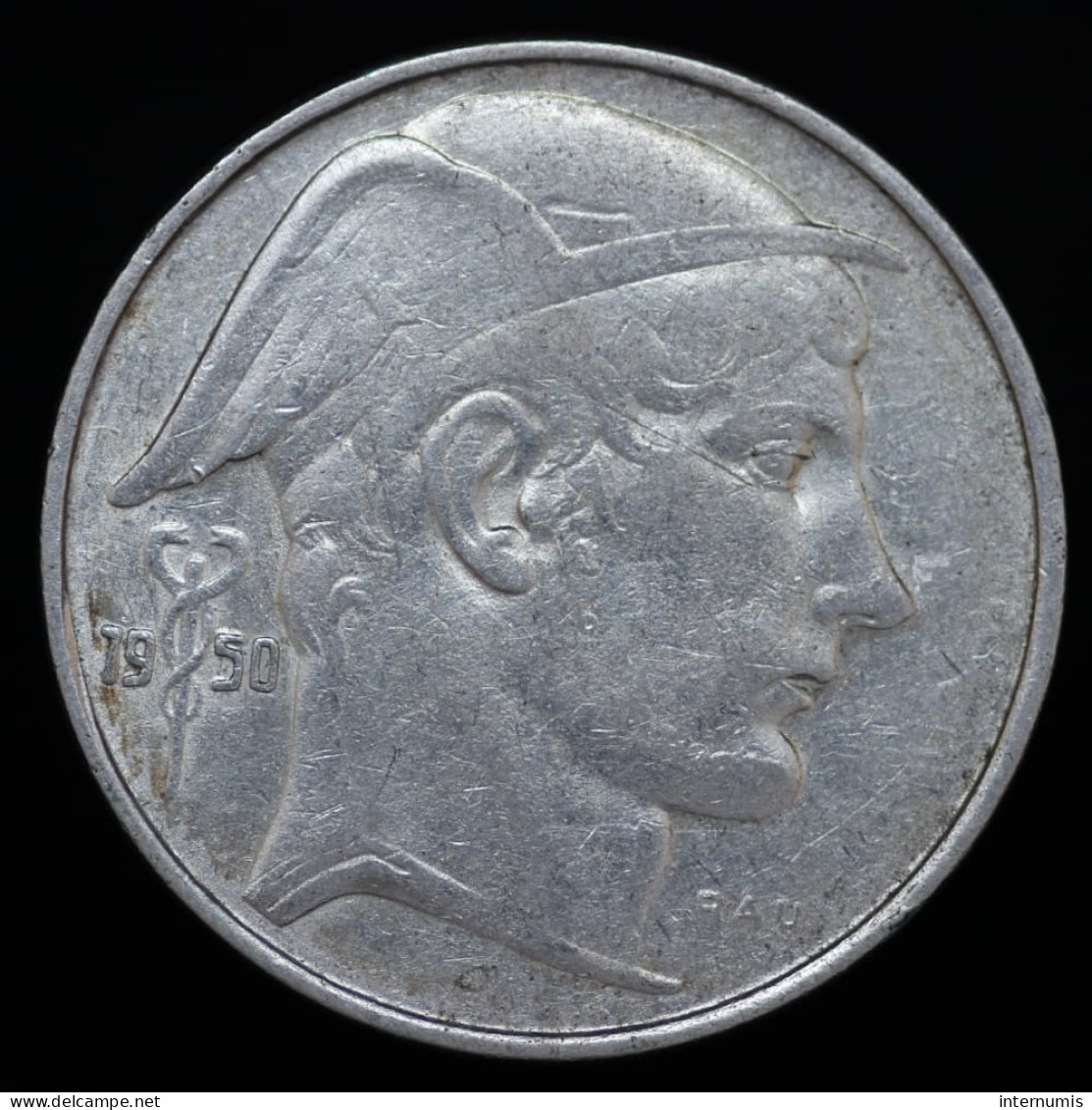 Belgique / Belgium, Baudouin I (Belgique), 20 Francs, 1950, Argent (Silver), TTB (EF), KM#140.1 - 20 Francs