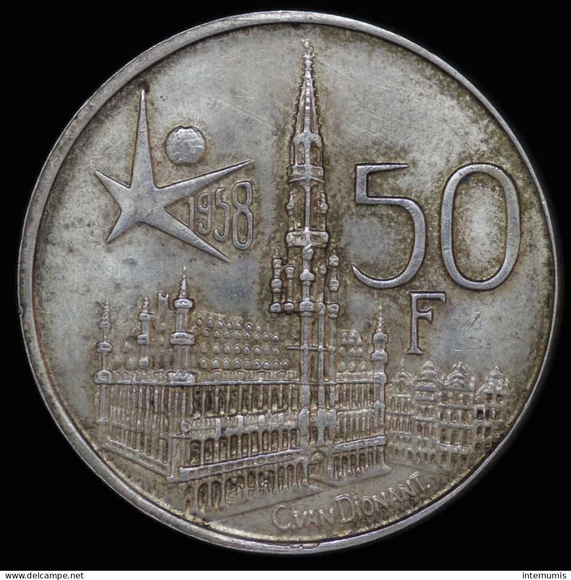 Belgique / Belgium, Baudouin I (Belges) Commemorative, 50 Francs, 1958, Argent (Silver), SPL (UNC), KM#150 - 50 Francs