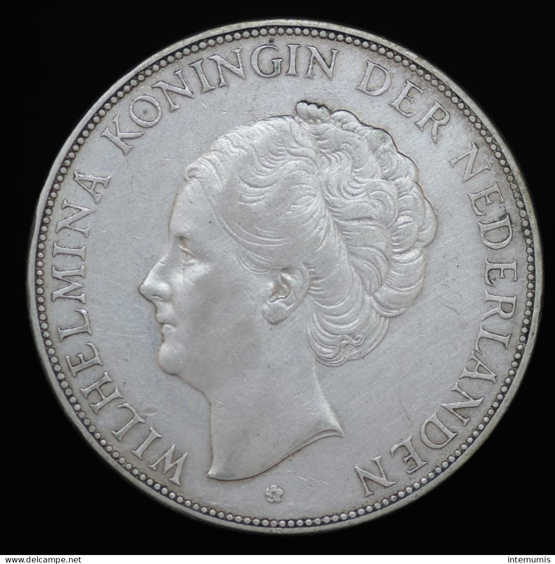 Pays Bas / Netherlands, Wilhelmina I, 2 1/2 Gulden, 1932, Argent (Silver), TTB (EF), KM#165 - 2 1/2 Gulden