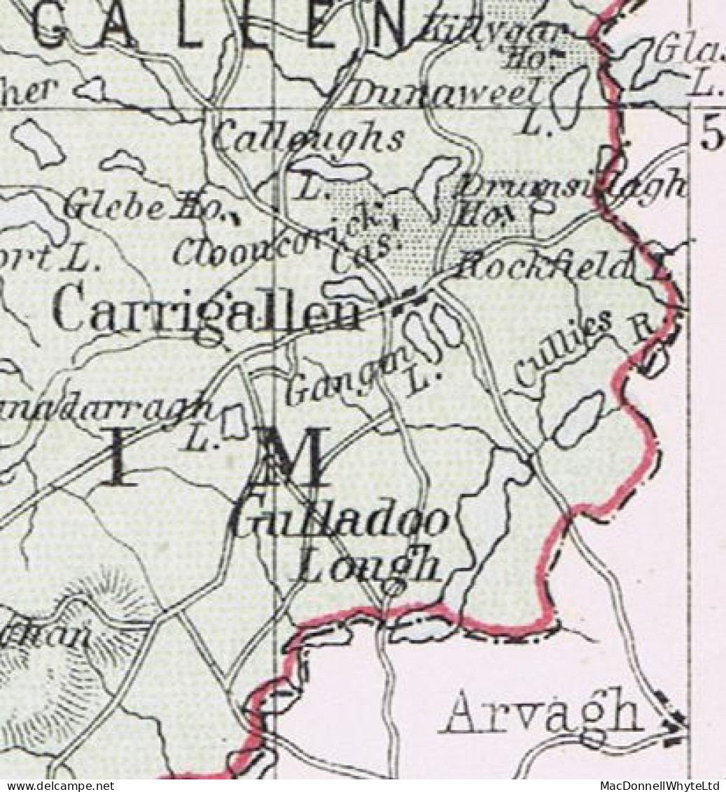 Ireland Leitrim Cavan 1841 Cover To Dublin Posted At Carrigallen (sub-office To Killeshandra) With Unframed "No.1" RH - Vorphilatelie