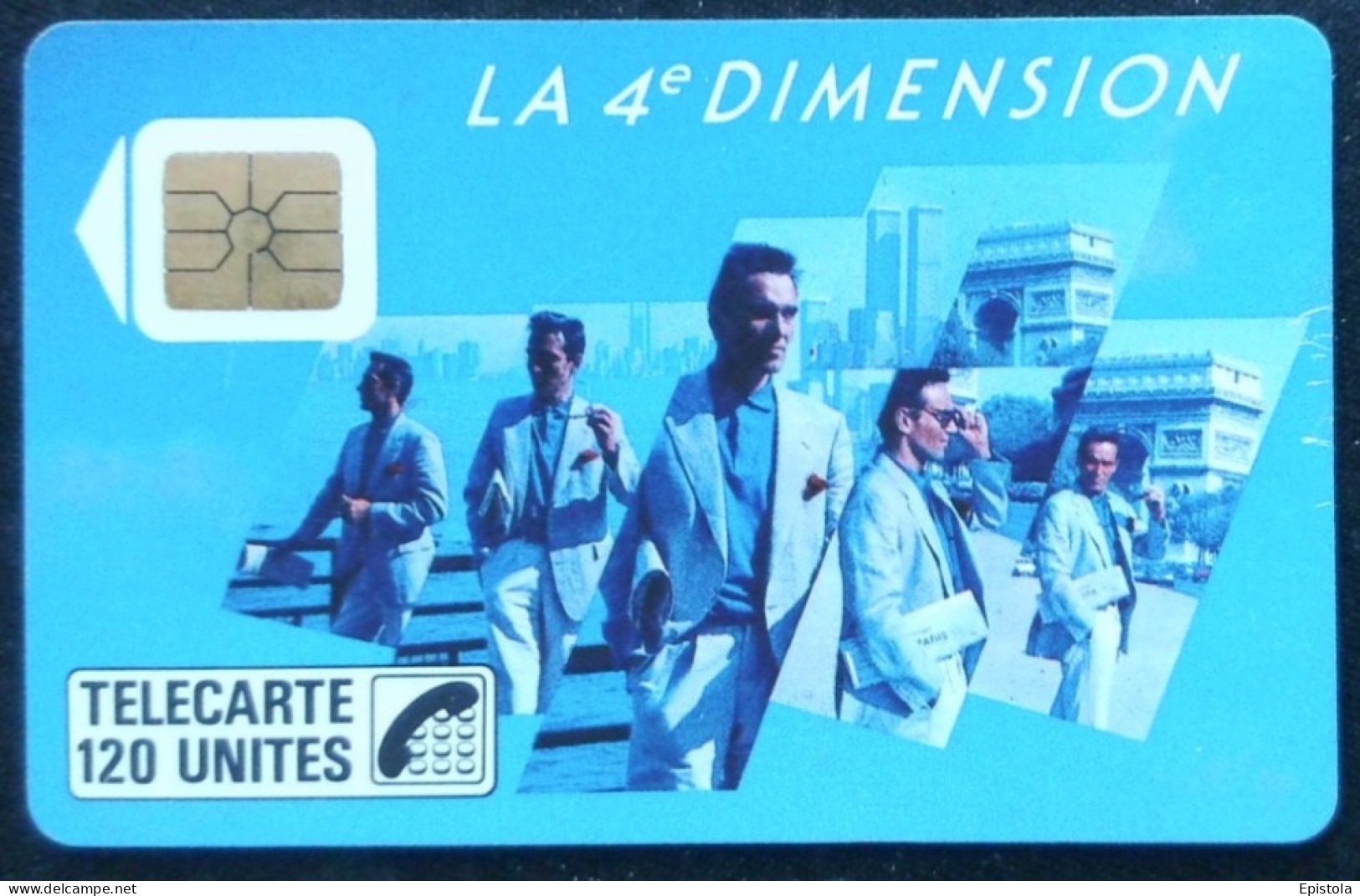 ►  France :   4EME DIMENSION HOMMES - 120U - SO2  1988 - 1988