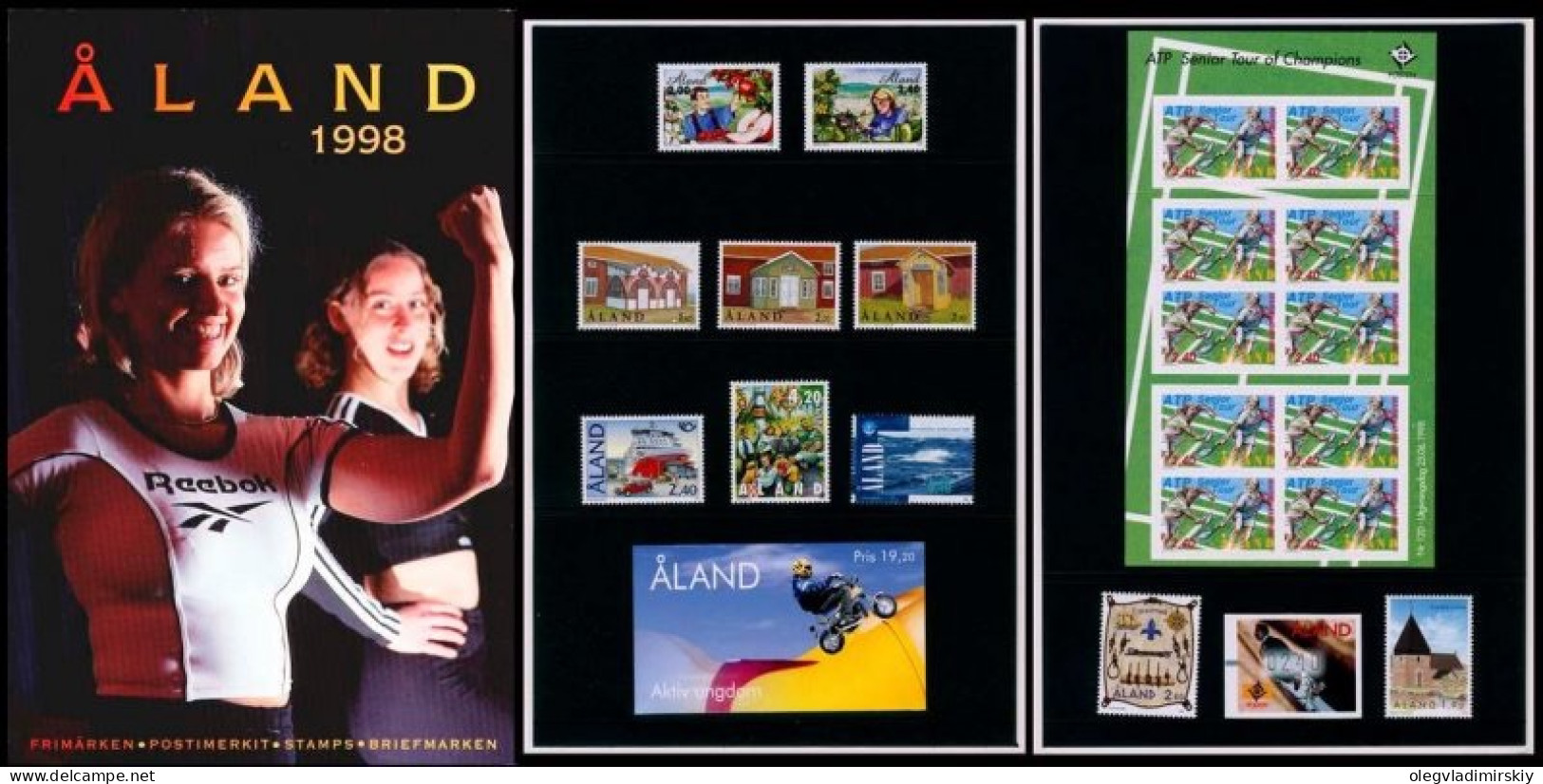 Aland Åland Finland 1998 Year Set Mint - Années Complètes