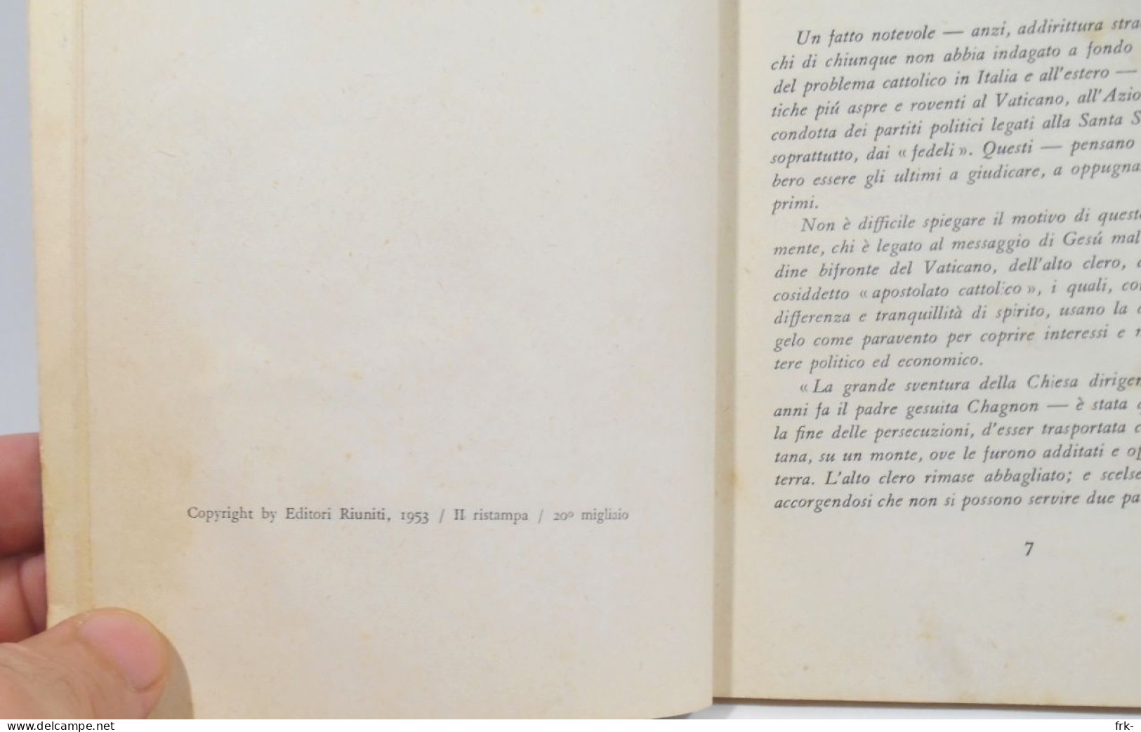 La Potenza Segreta Dei Gesuiti - Ed. Cultura Sociale 1953 - Godsdienst