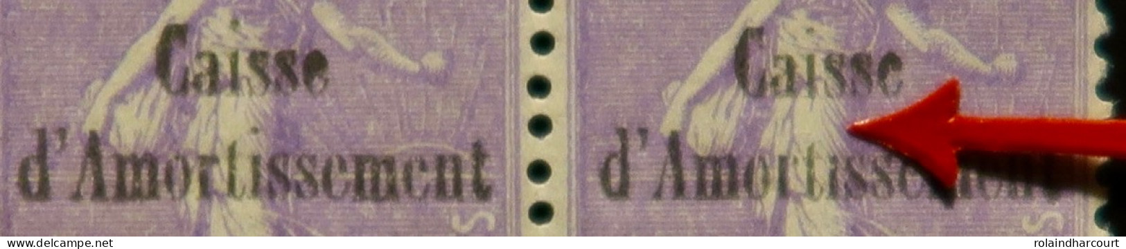 LP3137/130 - 1931 - CAISSE D'AMORTISSEMENT - N°276 + 276a  NEUFS** BdF - VARIETE >> Sans Point Sur " I " D'amortissement - Unused Stamps