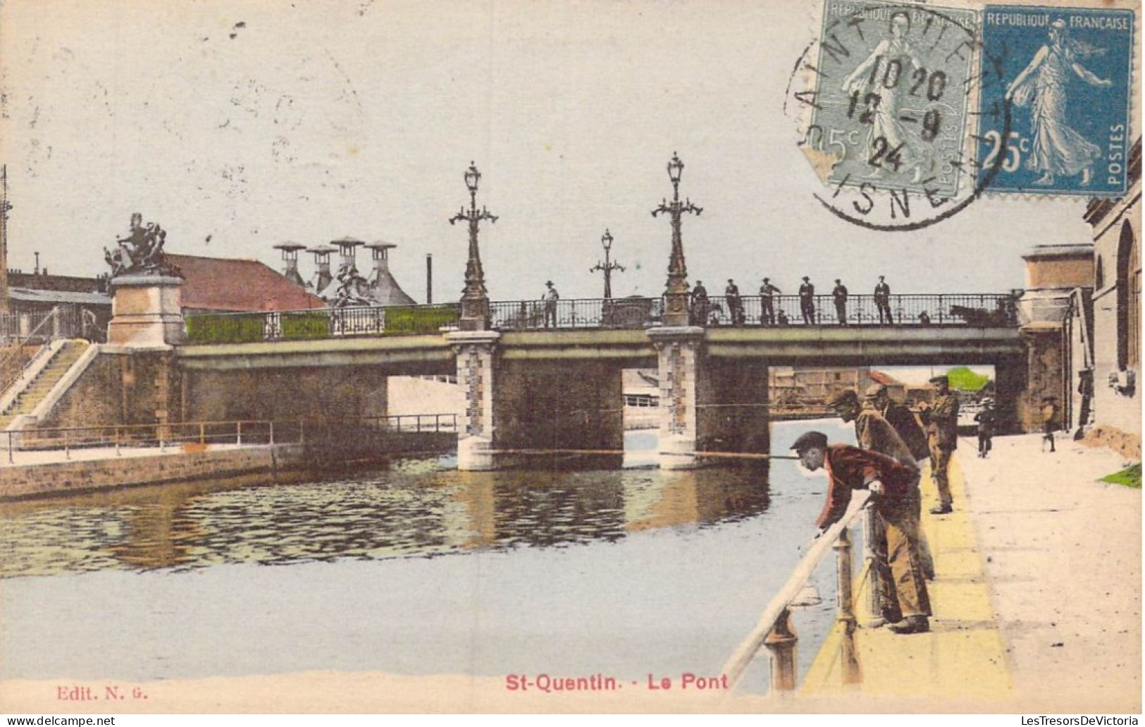 FRANCE - 02 - Saint-Quentin - Le Pont - Carte Postale Ancienne - Saint Quentin