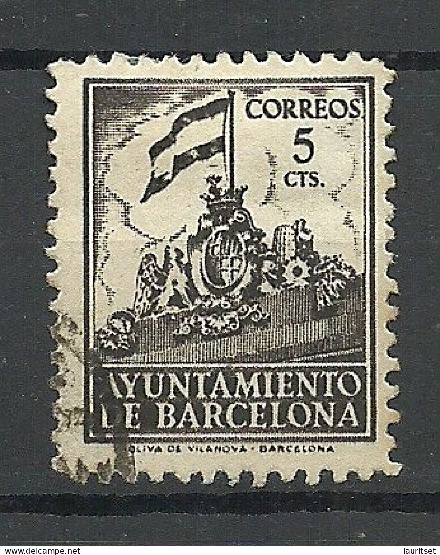 SPAIN Spanien Espana 1941 Ayuntamiento De Barcelona O - Barcelona