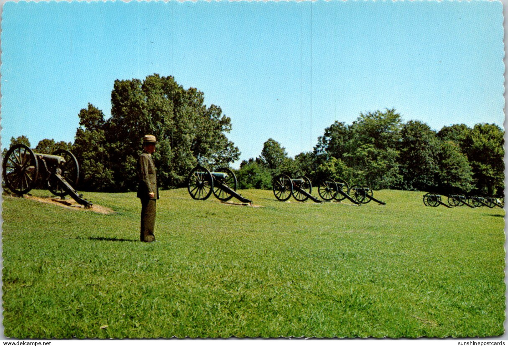 Mississippi Vicksburg National Military Park Battery Of De-Golyer Cannons - Autres & Non Classés