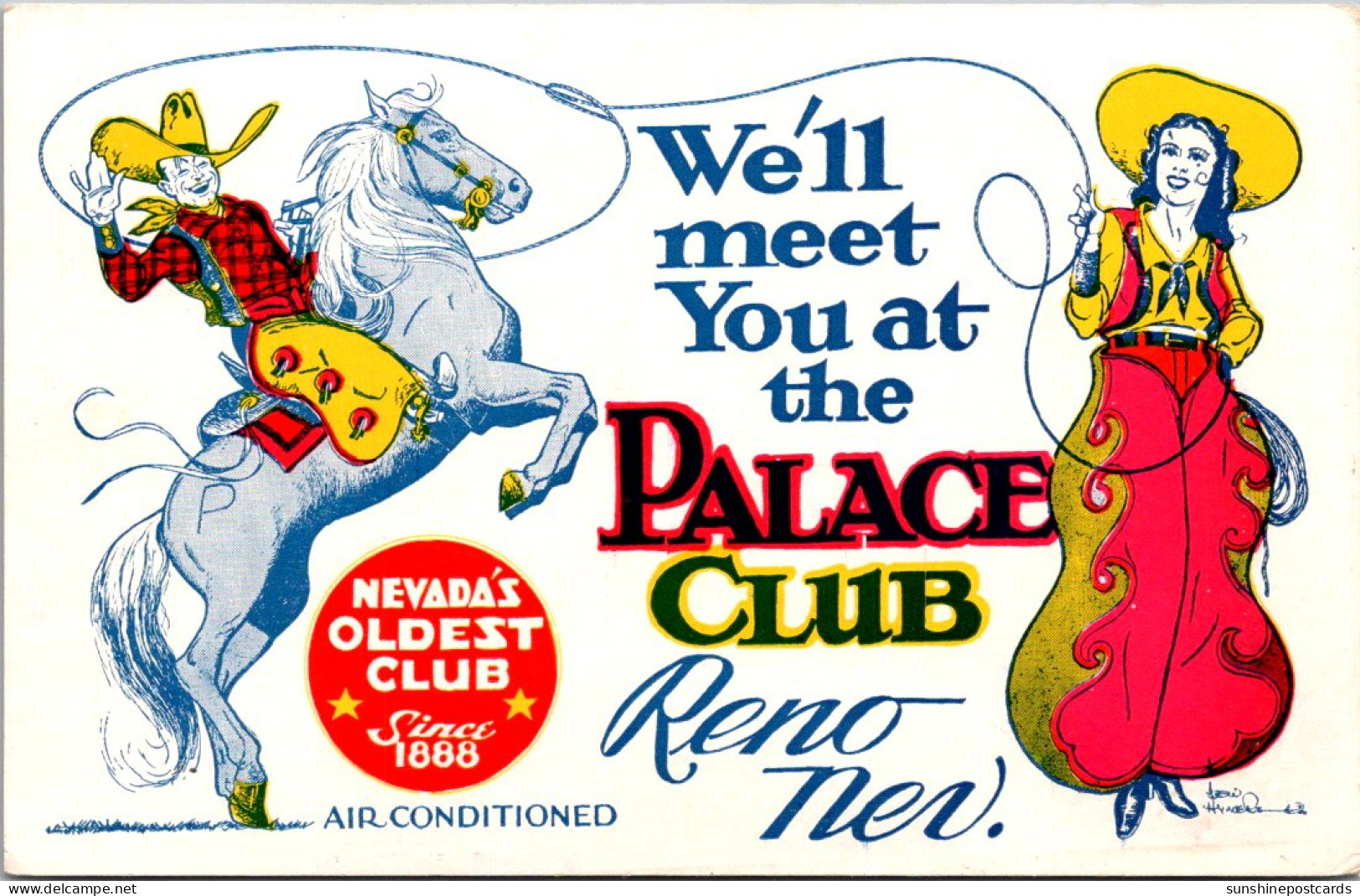 Nevada Reno The Palace Club Nevada's Oldest Club Since 1888 - Reno