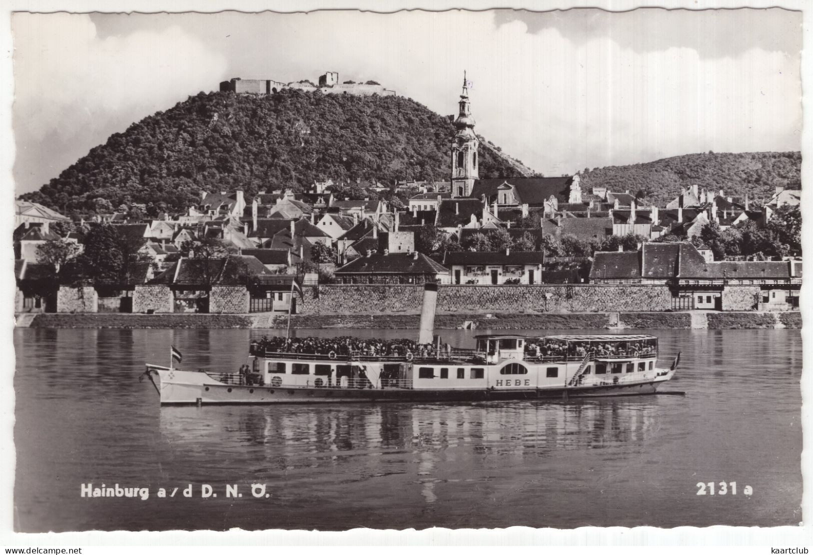 Hainburg A/d D. N.Ö - Dampfer 'HEBE' - (NÖ, Österreich) - Salonboot - Hainburg