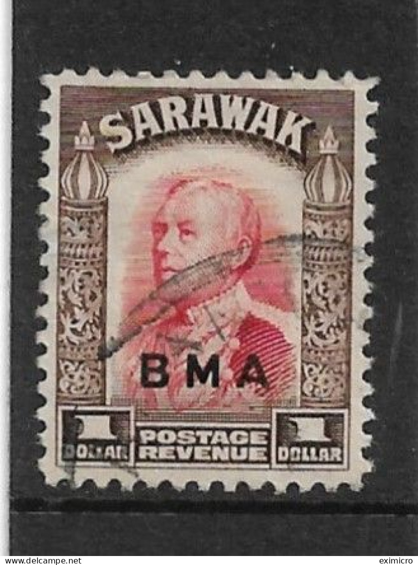 SARAWAK 1945 $1 SG 140 FINE USED Cat £7.50 - Sarawak (...-1963)