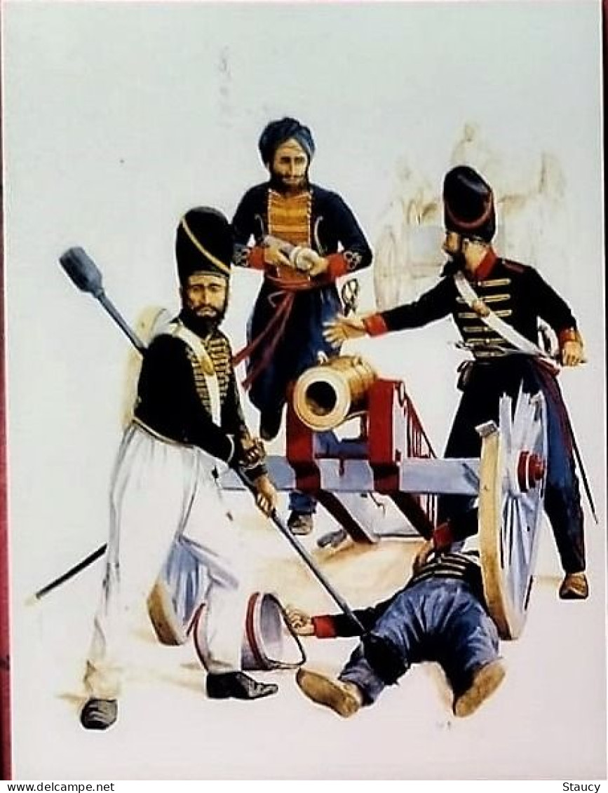 India WWI / SIKHISM - "Sikh Army – The Misl 1799 - 1849" - Indians In First World War New Delhi Canc. Picture Post Card - Lettres & Documents