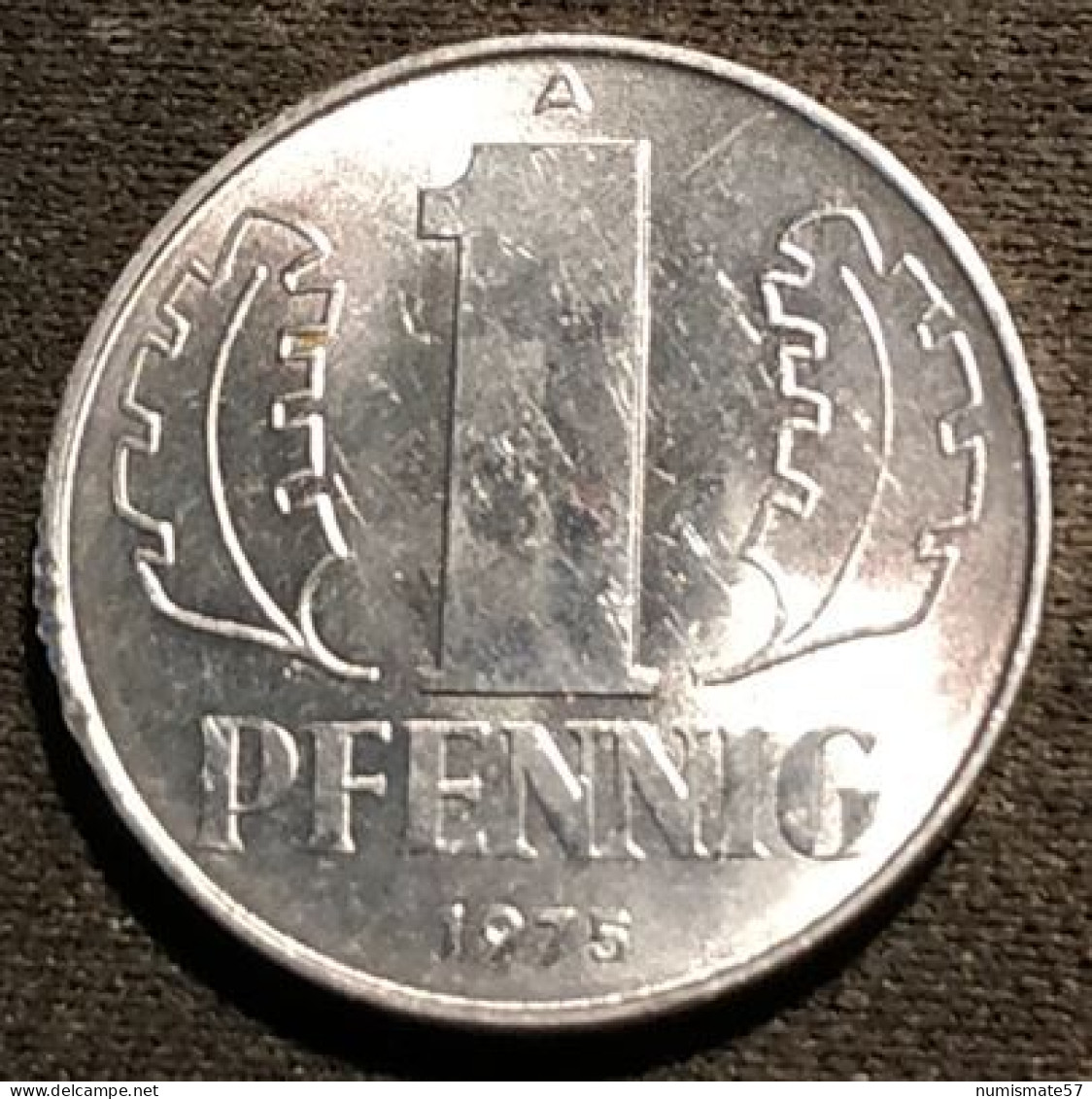 RDA - ALLEMAGNE - GERMANY - 1 PFENNIG 1975 A - KM 8.1 - 1 Pfennig