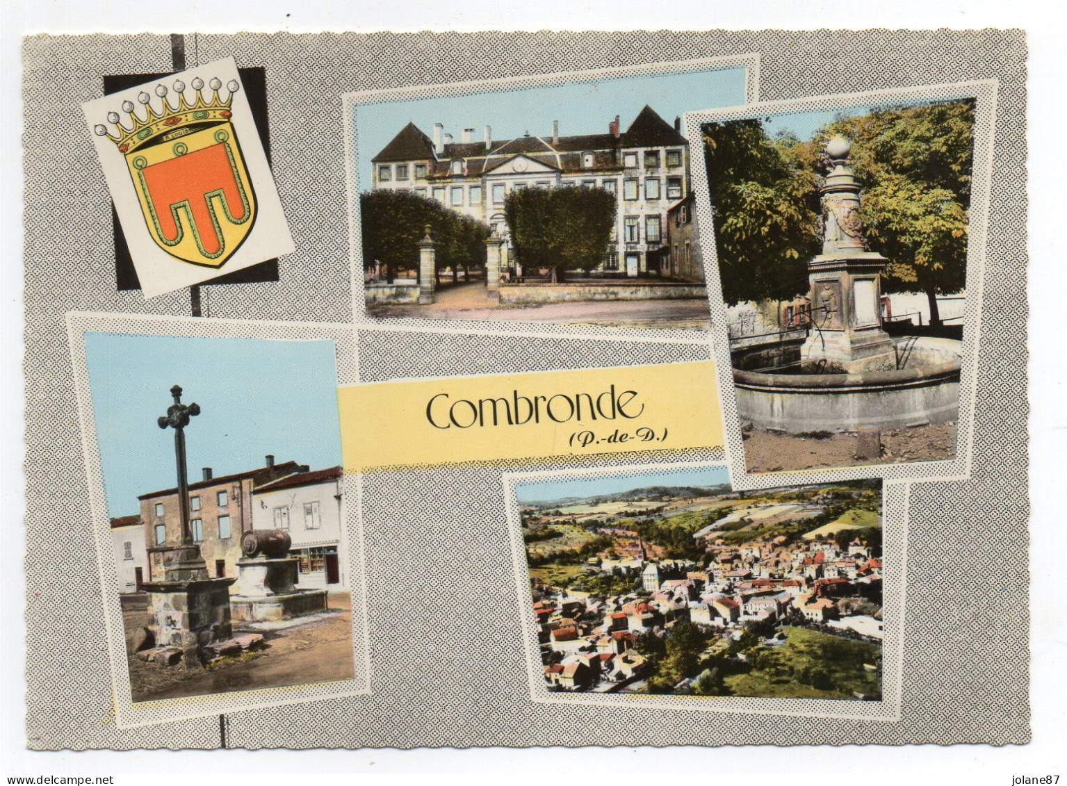 CPSM   63   COMBRONDE  -      MULTIVUES - Combronde