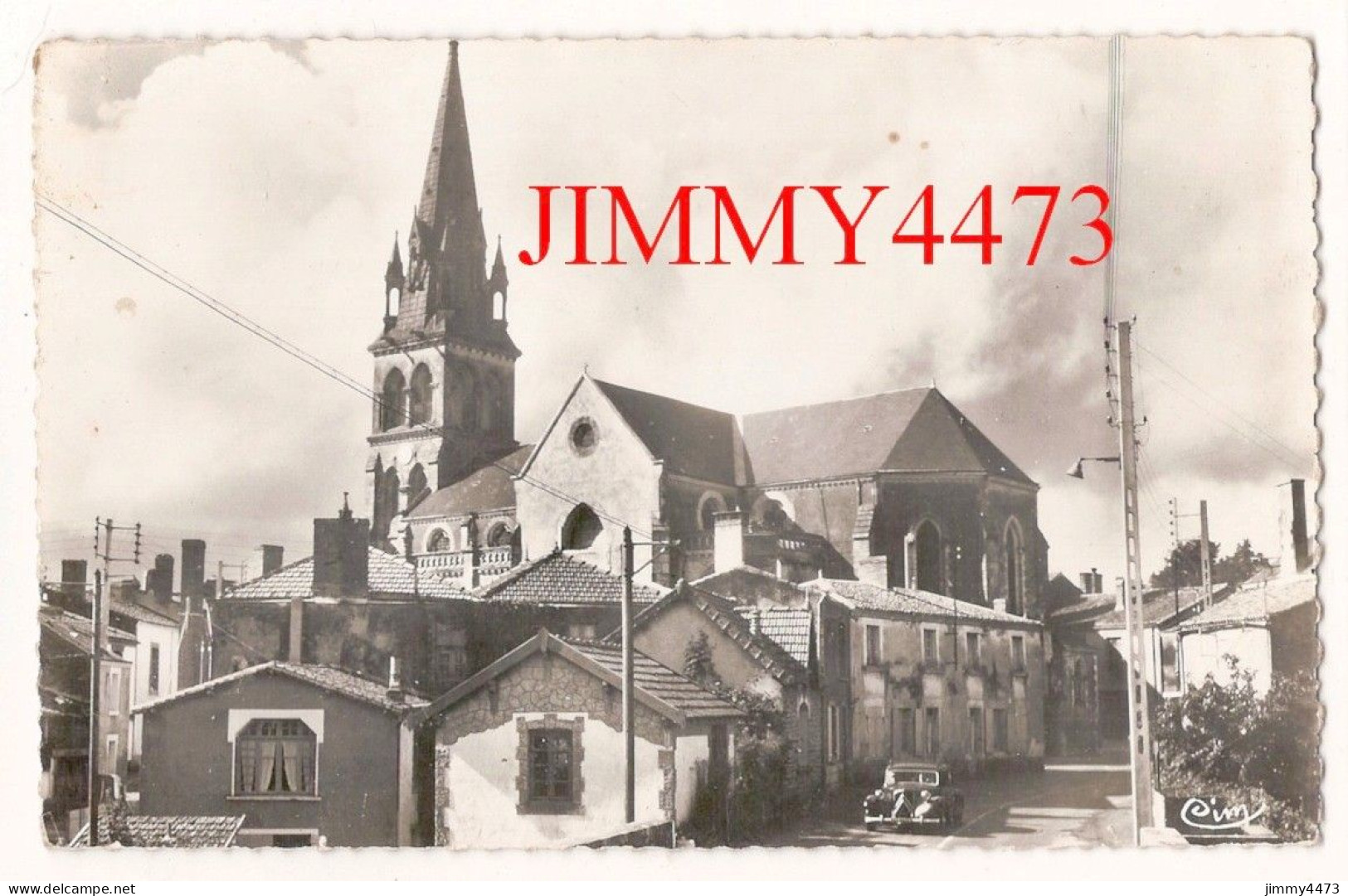 CPSM - ST-PHILBERT-de-BOUAINE (Vendée) - L'Eglise Et Pont De L'Issoire En 1964 ( Canton De Aizenay ) N°5718 - Aizenay