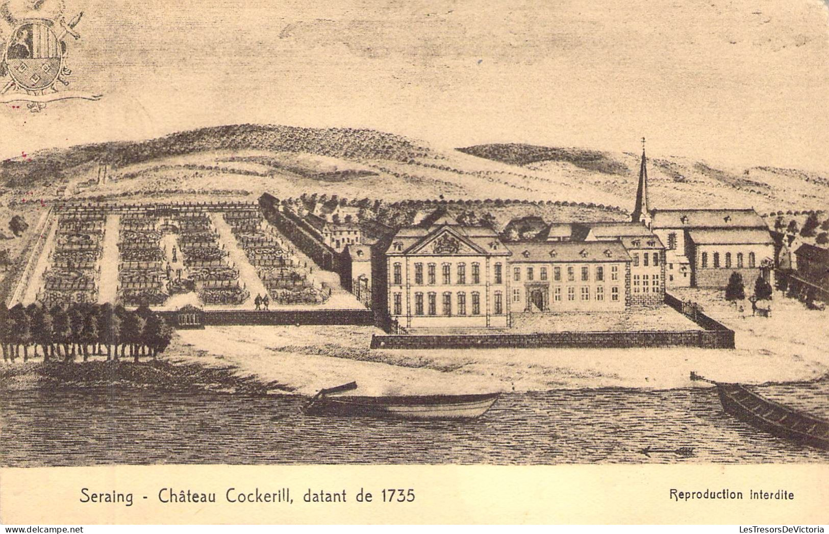 BELGIQUE - SERAING - Château Cockerill Datant De 1735 - Carte Postale Ancienne - Seraing
