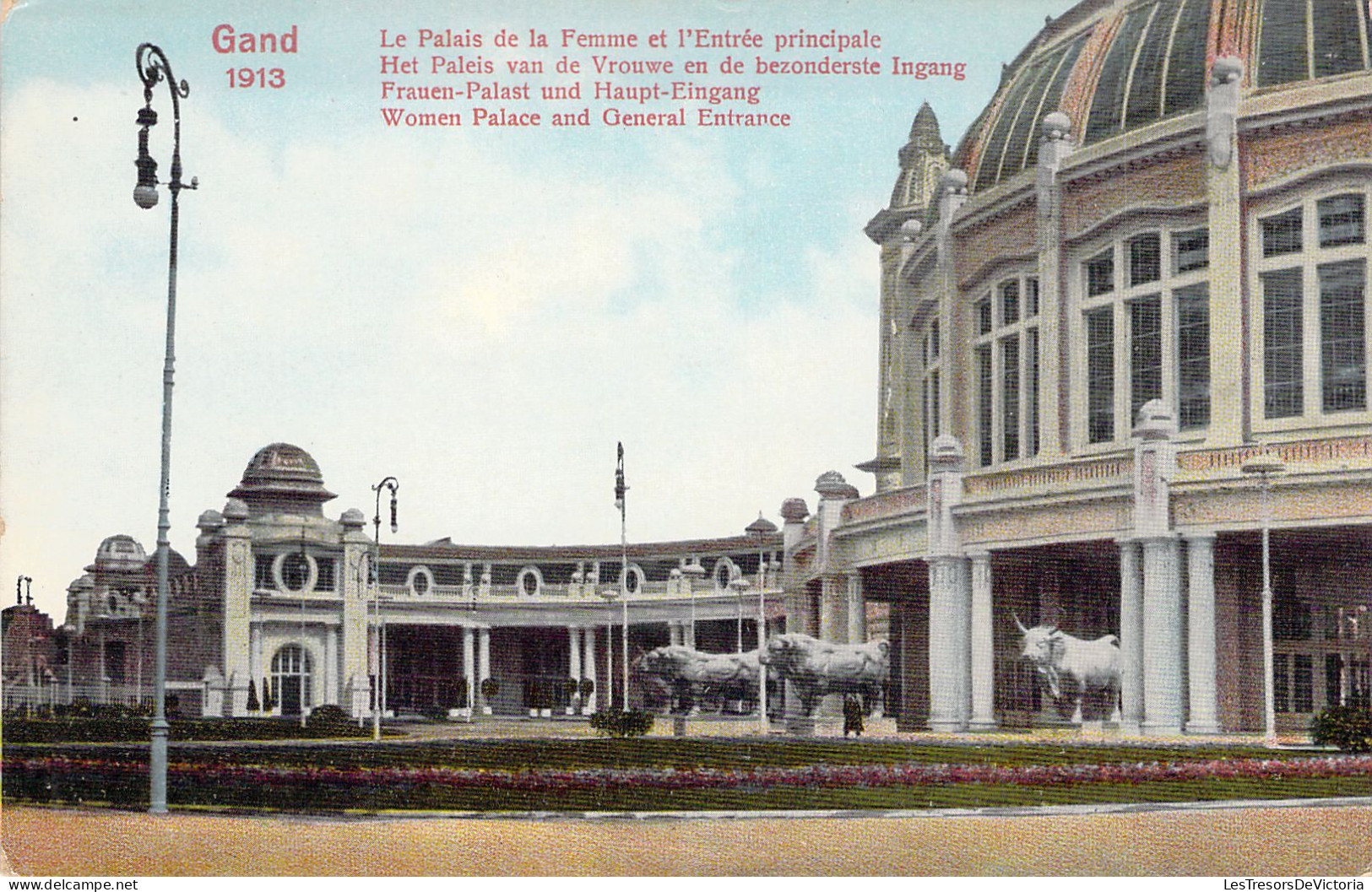 BELGIQUE - GENT GAND - Le Palais De La Femme Et L'entrée Principale - Carte Postale Ancienne - Gent