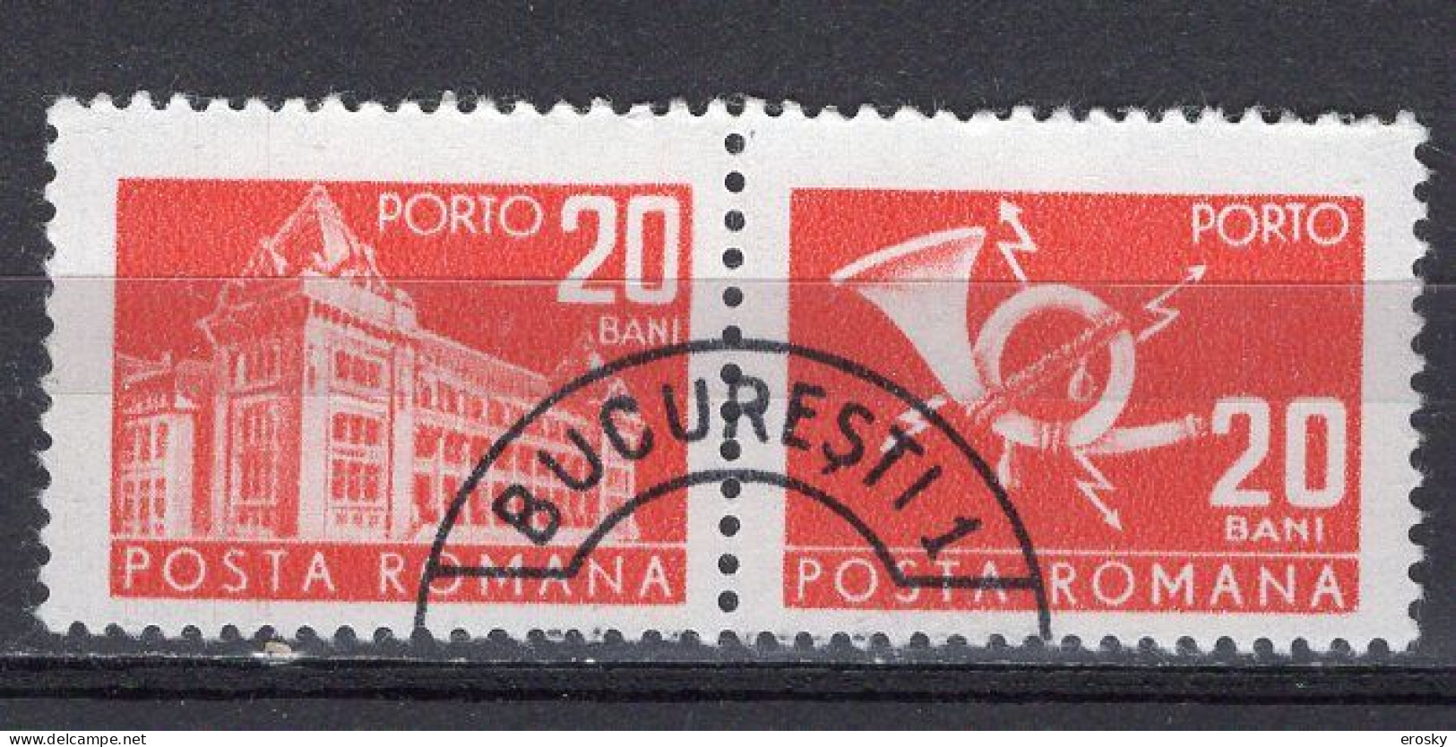 S2996 - ROMANIA ROUMANIE TAXE Yv N°130 - Strafport