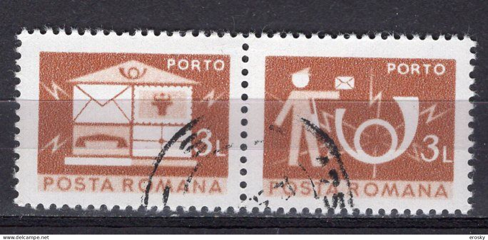 S3002 - ROMANIA ROUMANIE TAXE Yv N°143 - Port Dû (Taxe)